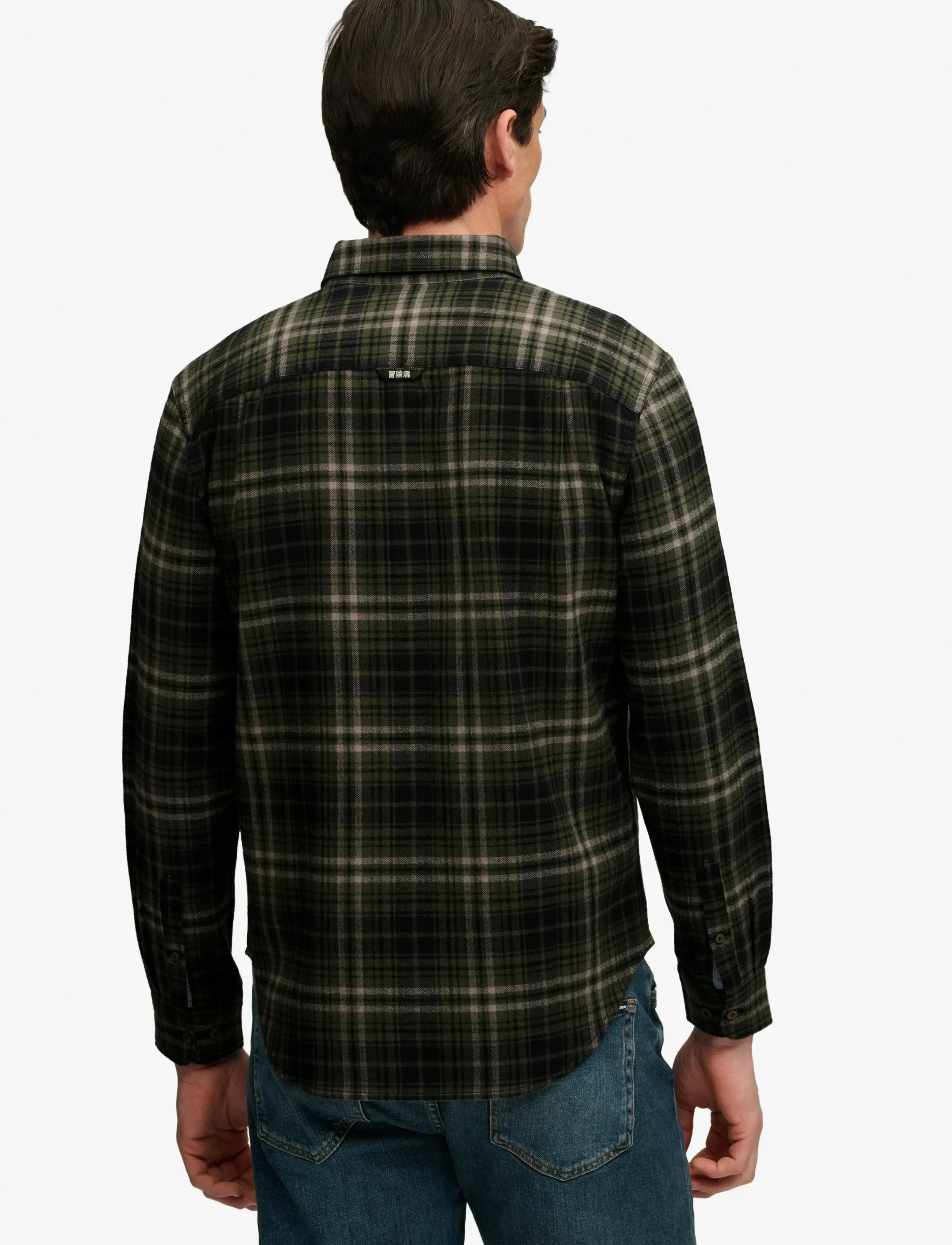 Superdry - L/S COTTON LUMBERJACK SHIRT - frontier check olive green - 2