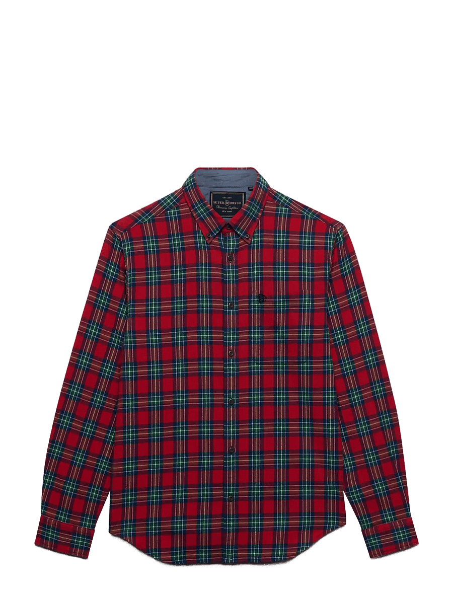 Superdry - L/S COTTON LUMBERJACK SHIRT - flanell-hemden - anderson red check - 1
