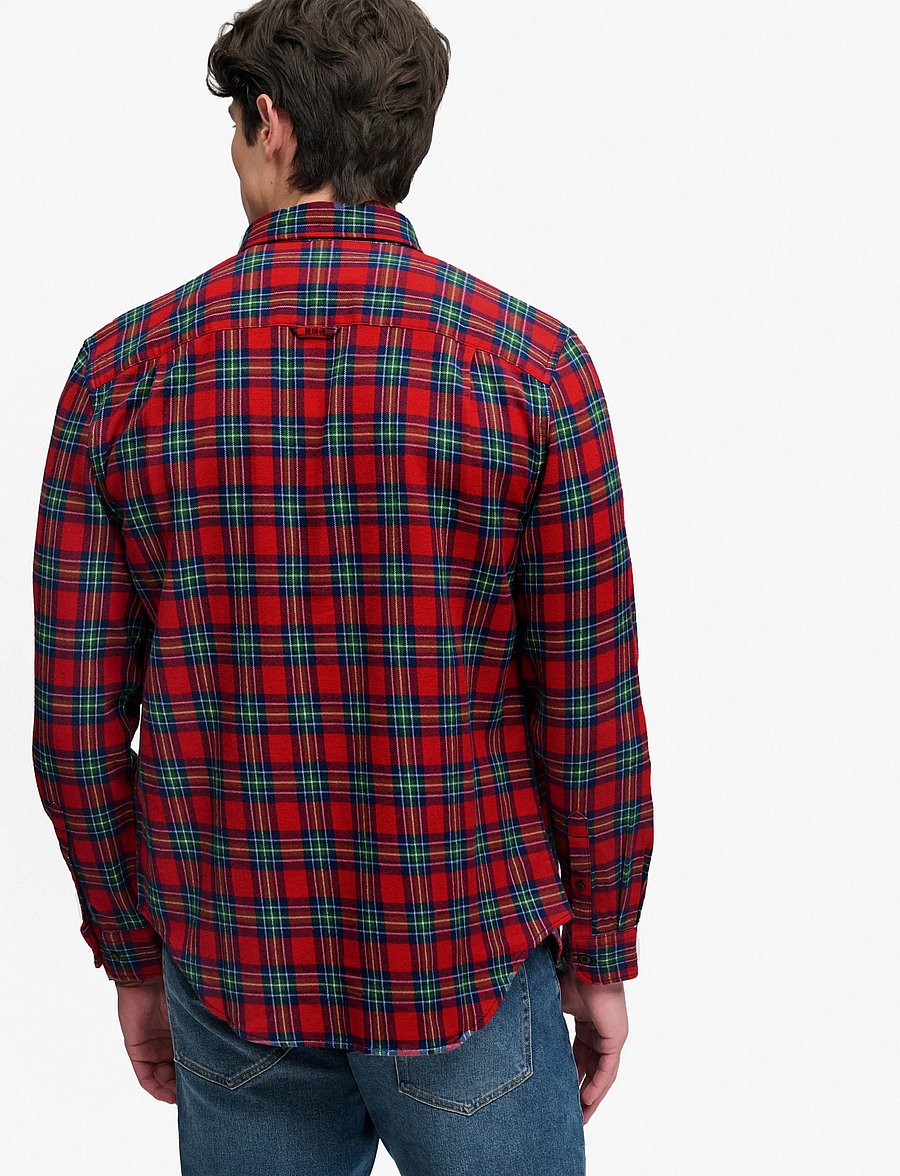 Superdry - L/S COTTON LUMBERJACK SHIRT - flanell-hemden - anderson red check - 2