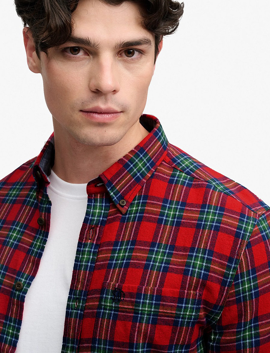 Superdry - L/S COTTON LUMBERJACK SHIRT - flanell-hemden - anderson red check - 3