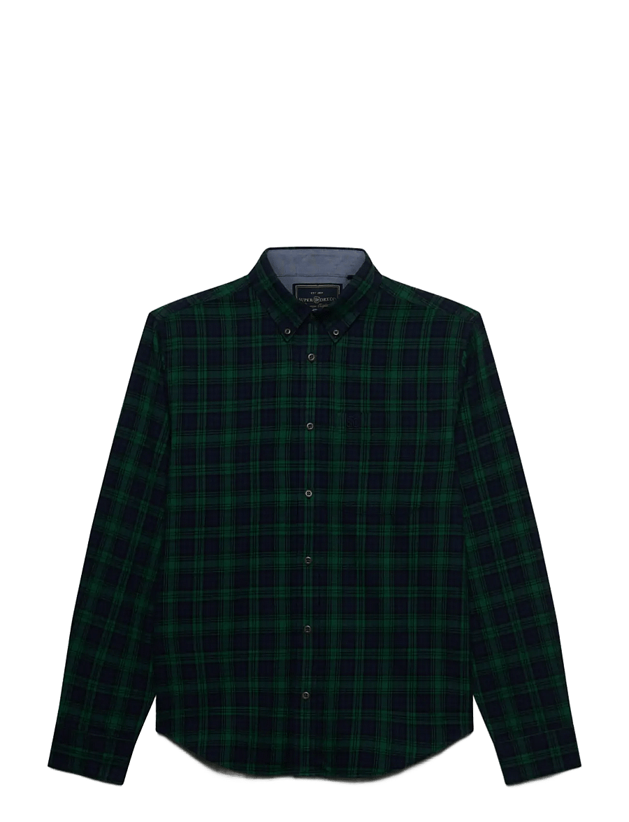 Superdry - L/S COTTON LUMBERJACK SHIRT - flanell-hemden - blackwatch navy check - 1