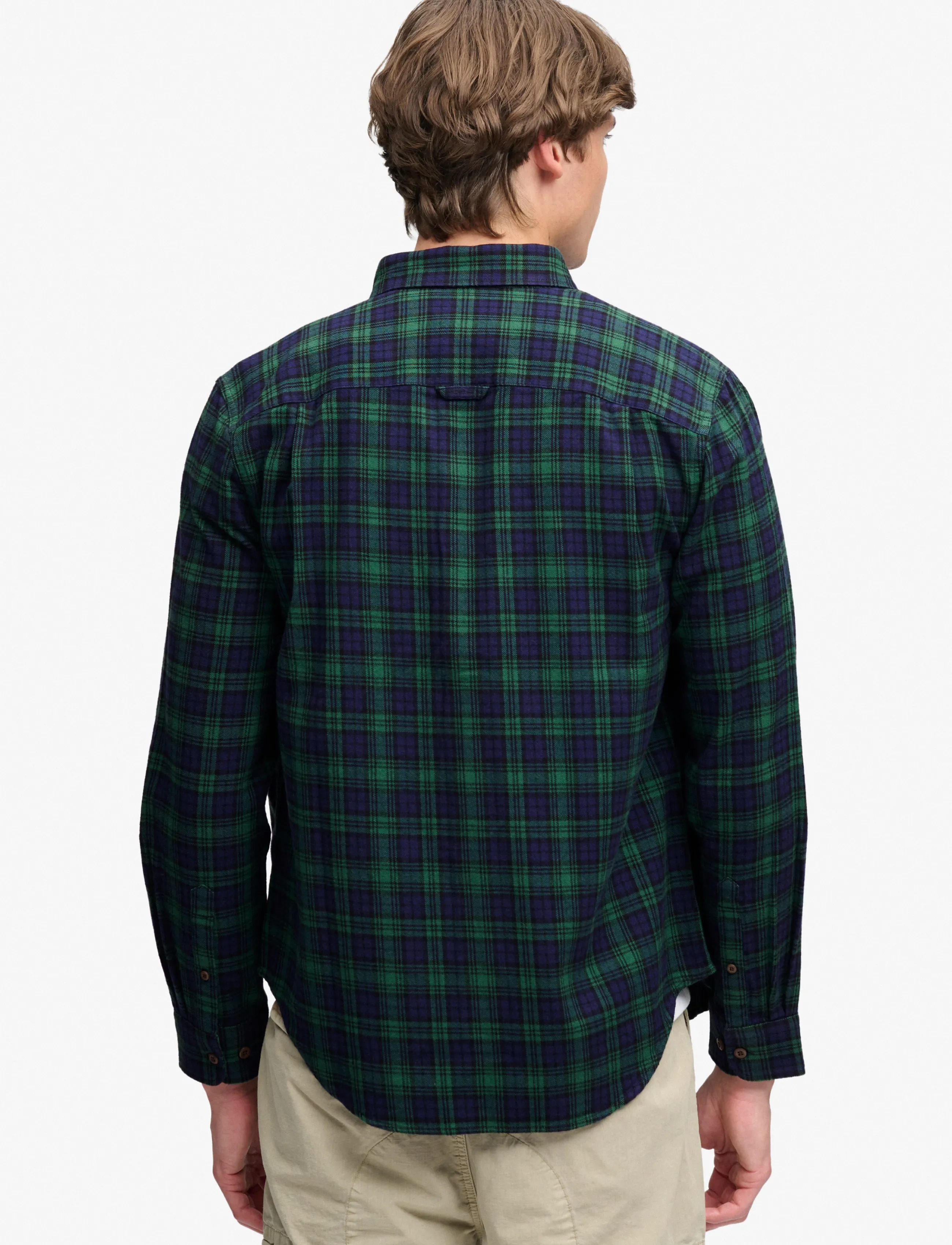 Superdry - L/S COTTON LUMBERJACK SHIRT - flanell-hemden - blackwatch navy check - 3