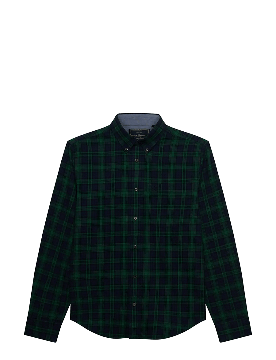 Superdry - L/S COTTON LUMBERJACK SHIRT - flanell-hemden - blackwatch navy check - 2