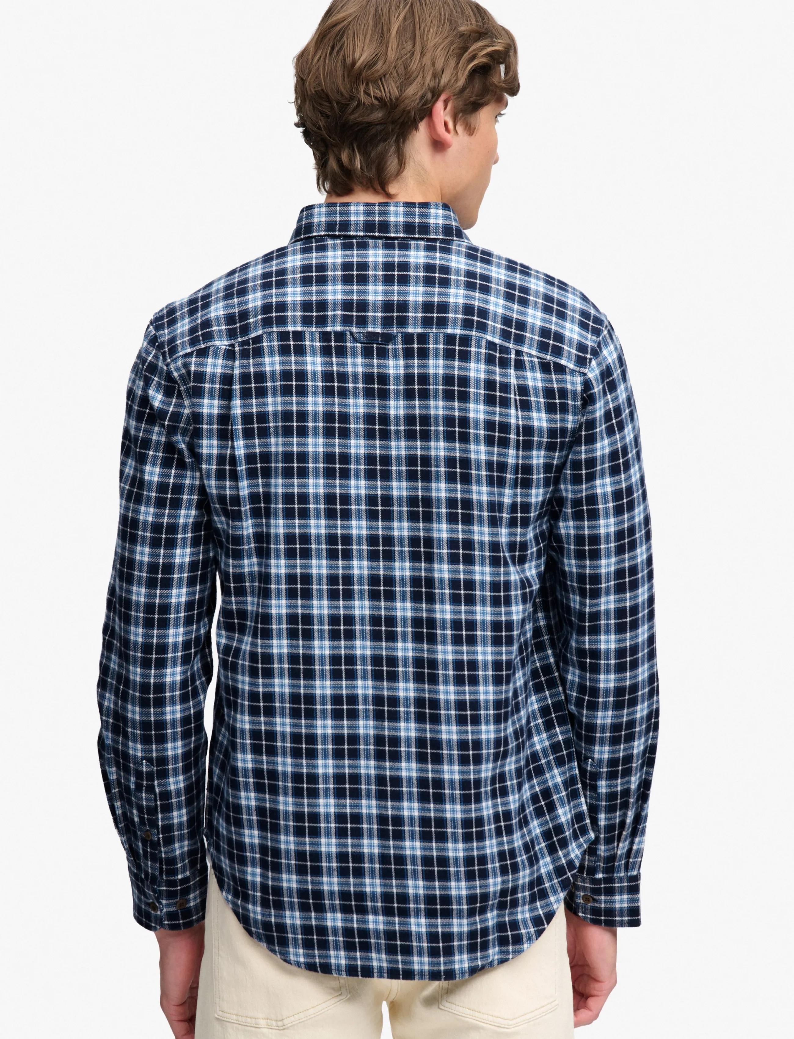 Superdry - L/S COTTON LUMBERJACK SHIRT - flannel shirts - cambell navy check - 2
