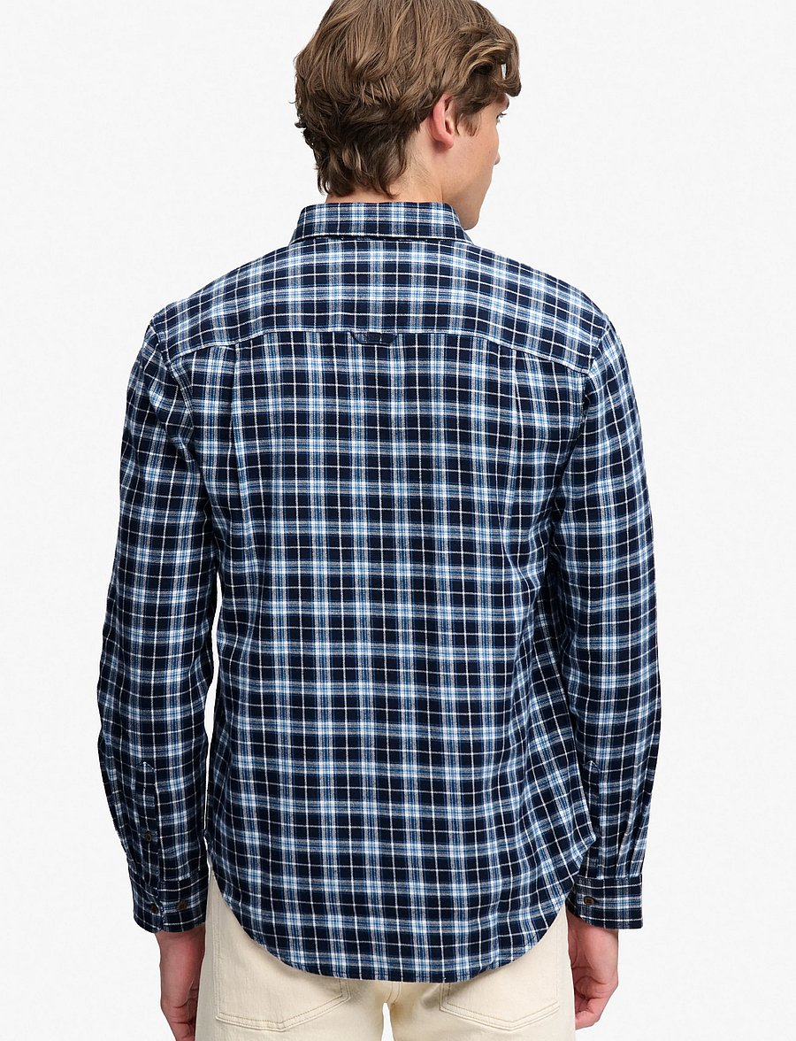 Superdry - L/S COTTON LUMBERJACK SHIRT - flannel shirts - cambell navy check - 2