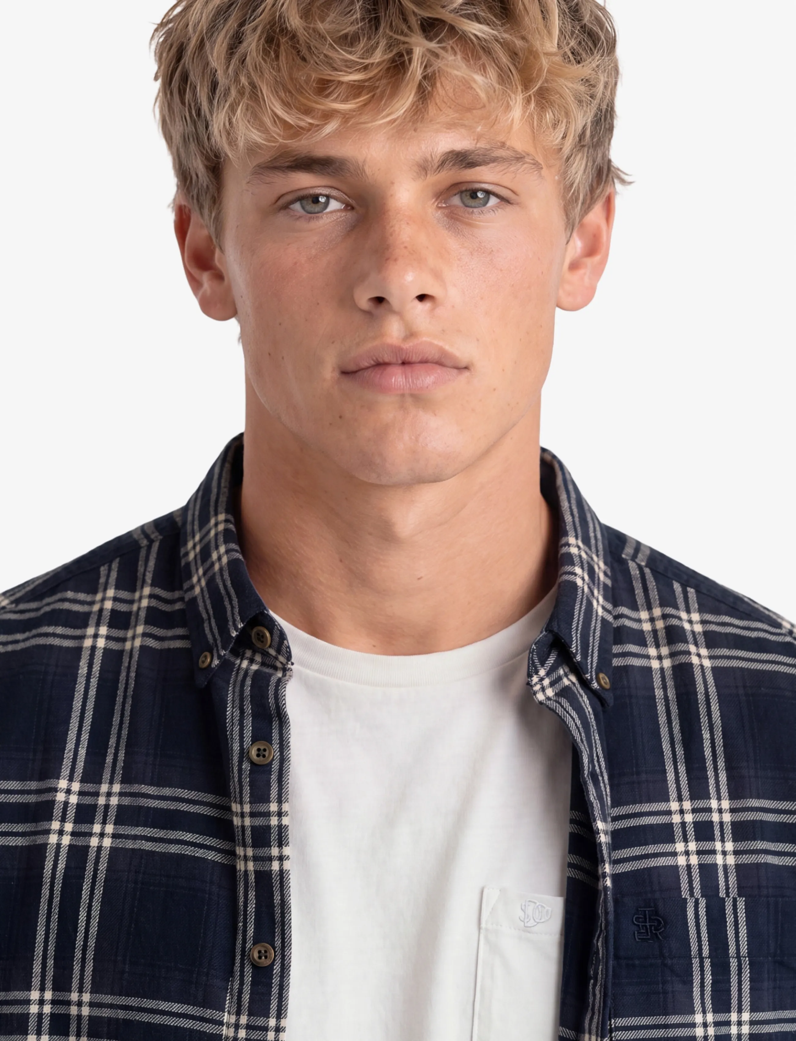 Superdry - L/S COTTON LUMBERJACK SHIRT - flanell-hemden - navy window check - 3
