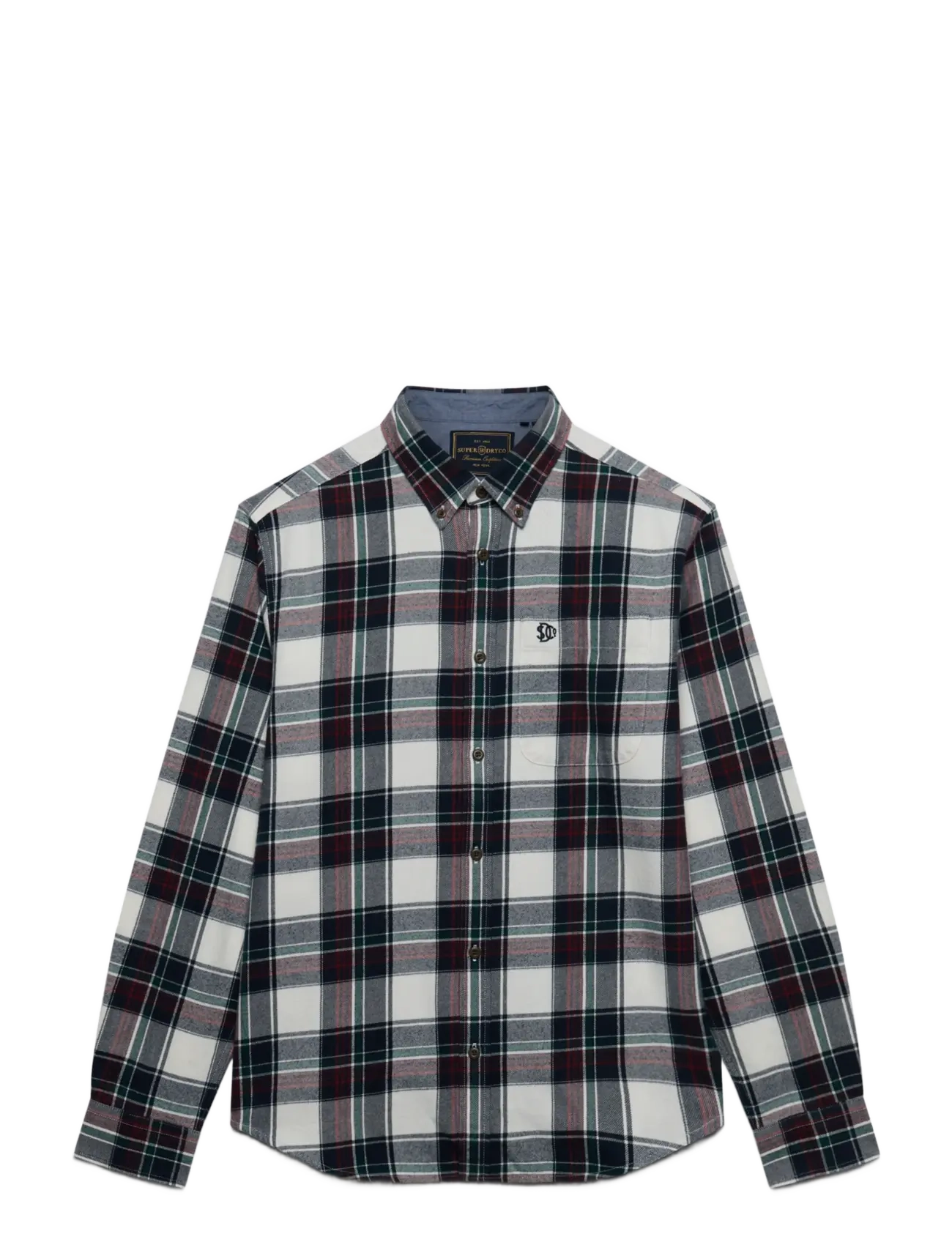 Superdry - L/S COTTON LUMBERJACK SHIRT - flanell-hemden - skylar check white - 1