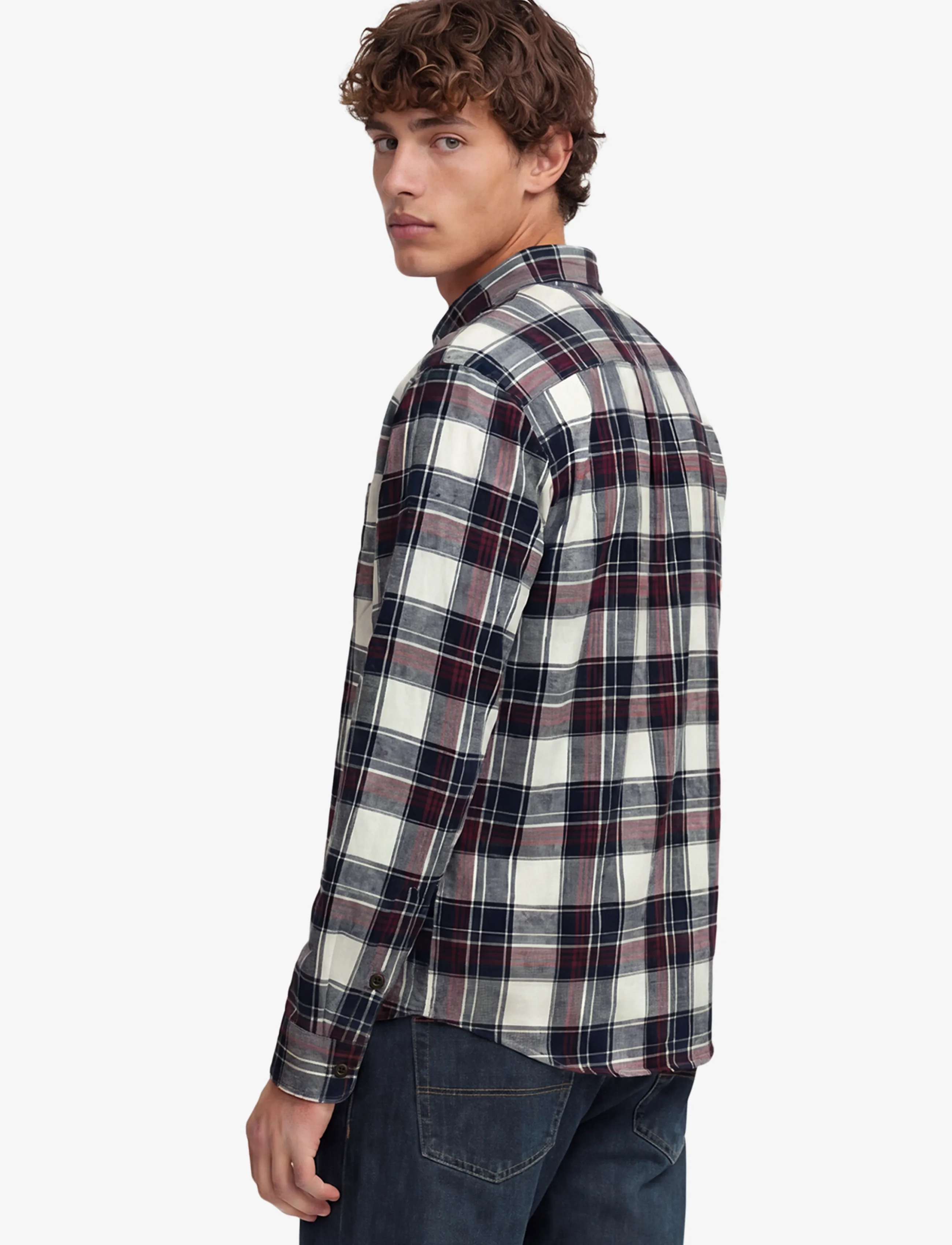 Superdry - L/S COTTON LUMBERJACK SHIRT - flannel shirts - skylar check white - 2