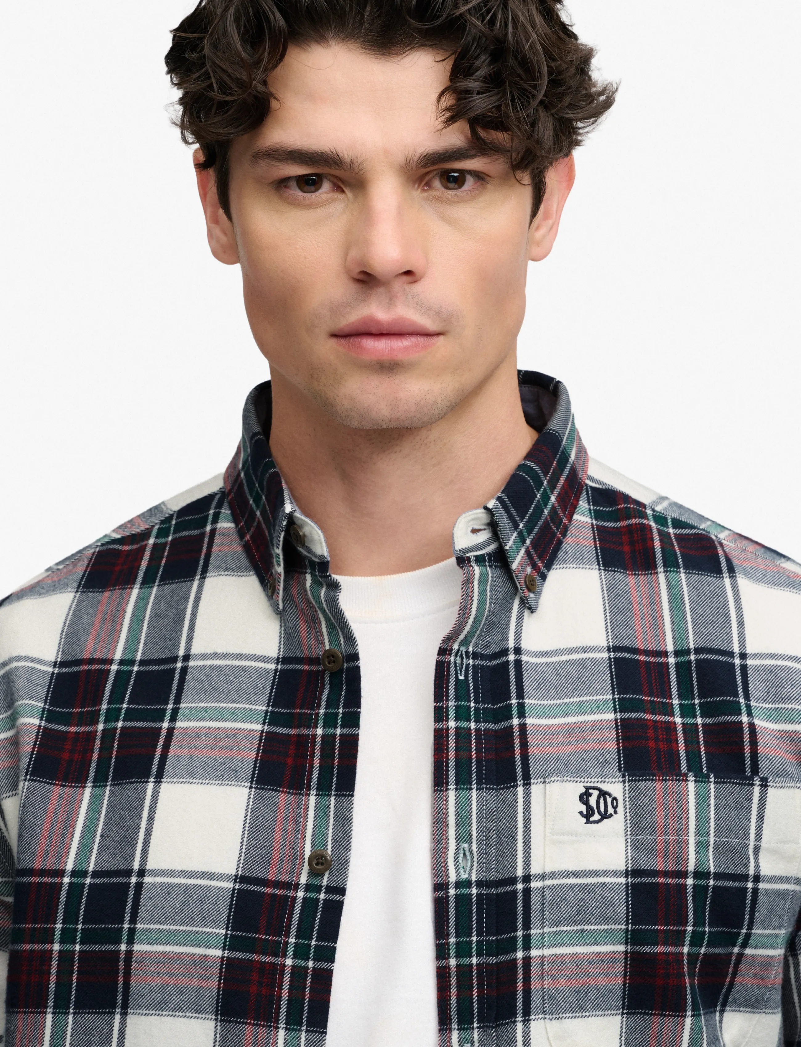 Superdry - L/S COTTON LUMBERJACK SHIRT - flanell-hemden - skylar check white - 4
