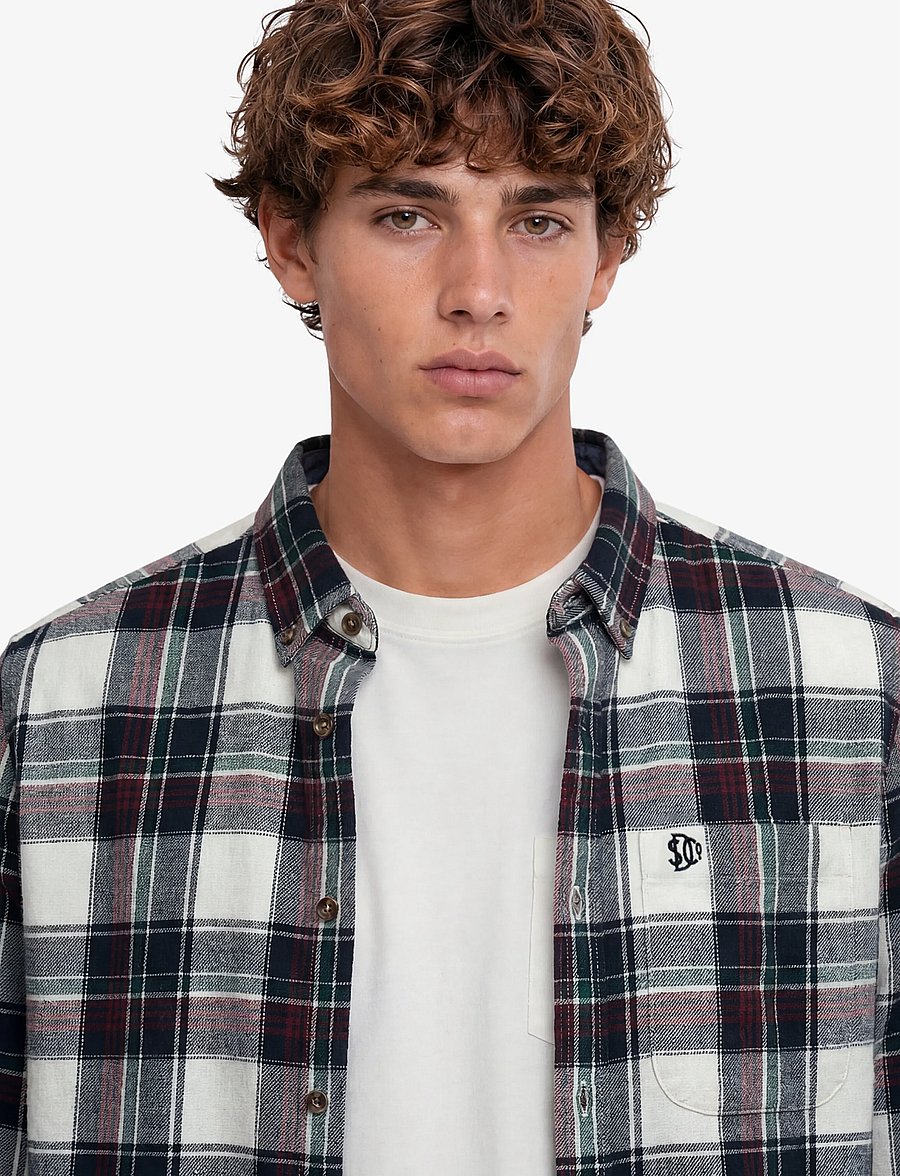 Superdry - L/S COTTON LUMBERJACK SHIRT - flannel shirts - skylar check white - 3