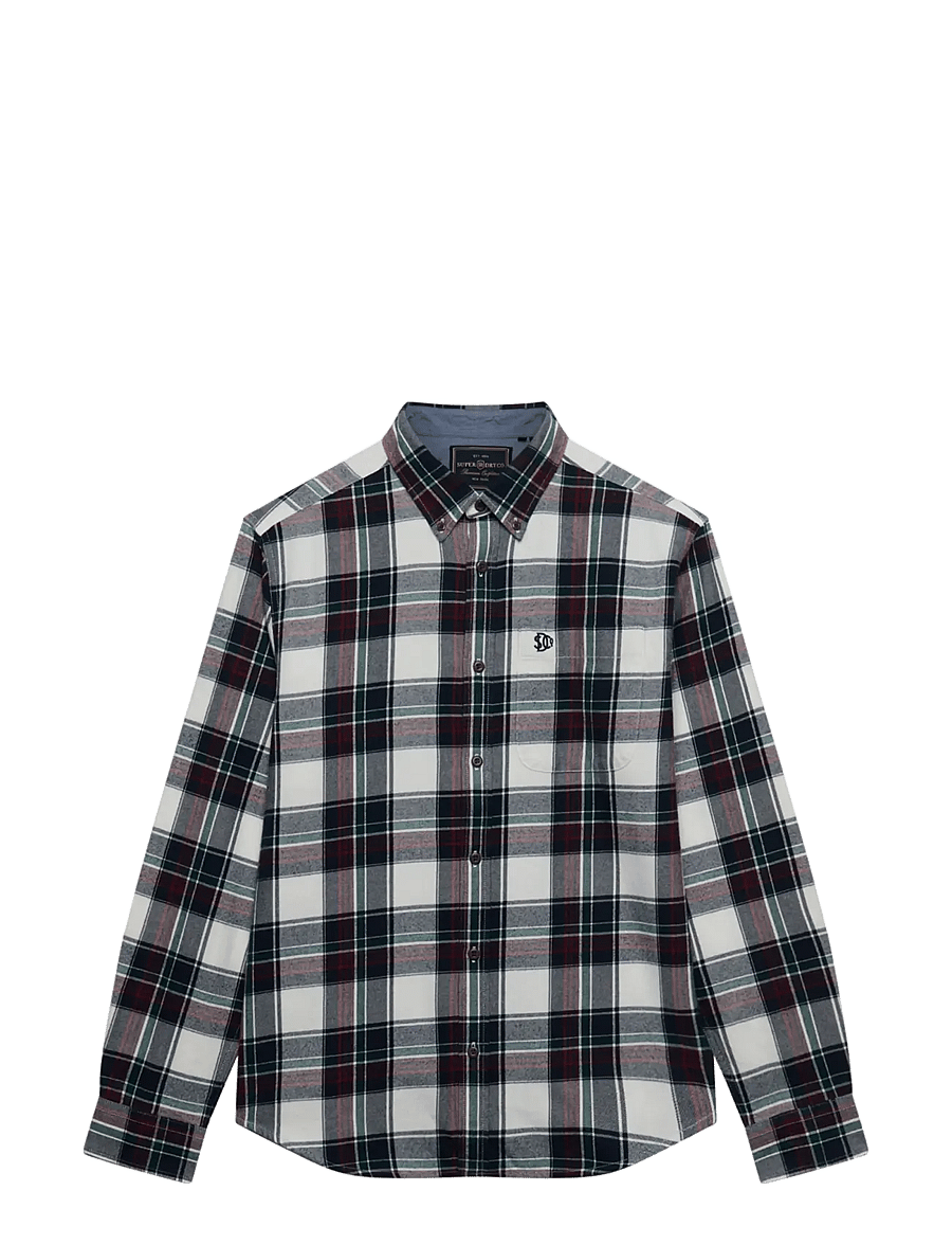 Superdry - L/S COTTON LUMBERJACK SHIRT - flanell-hemden - skylar check white - 2
