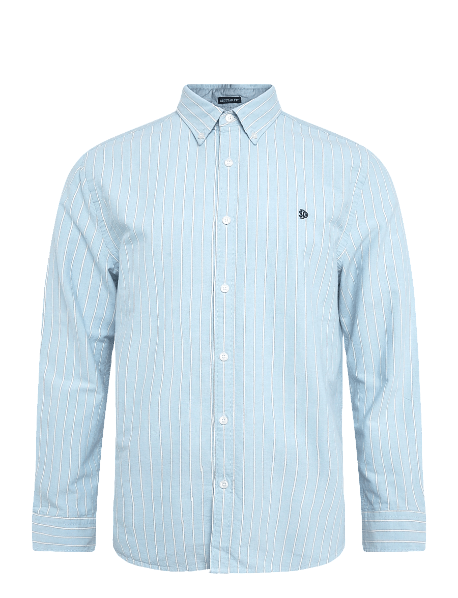 Superdry - PREPPY OXFORD L/S SHIRT - oxford-skjortor - blue yellow blazer stripe - 1