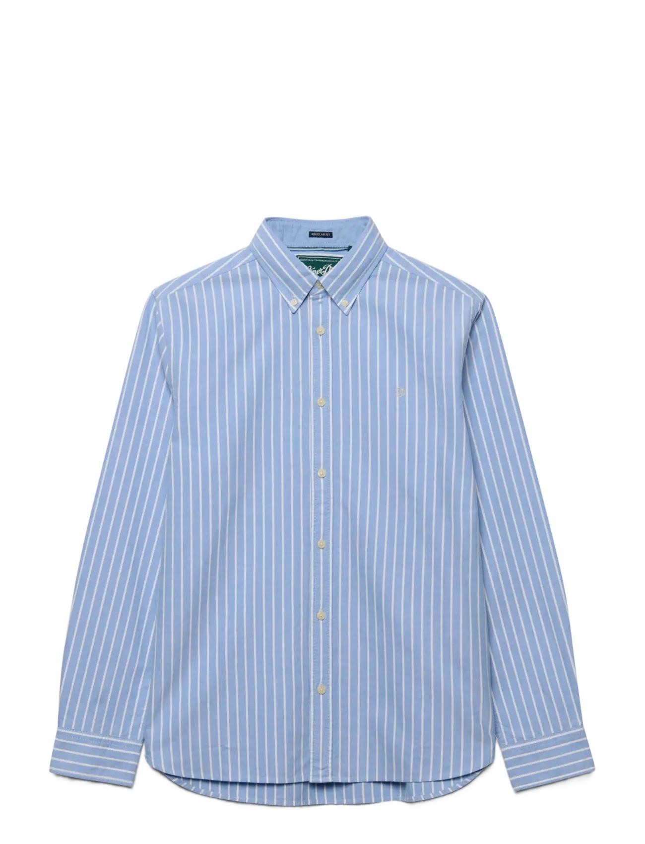 Superdry - PREPPY OXFORD L/S SHIRT - oxford-hemden - broker blue stripe - 1