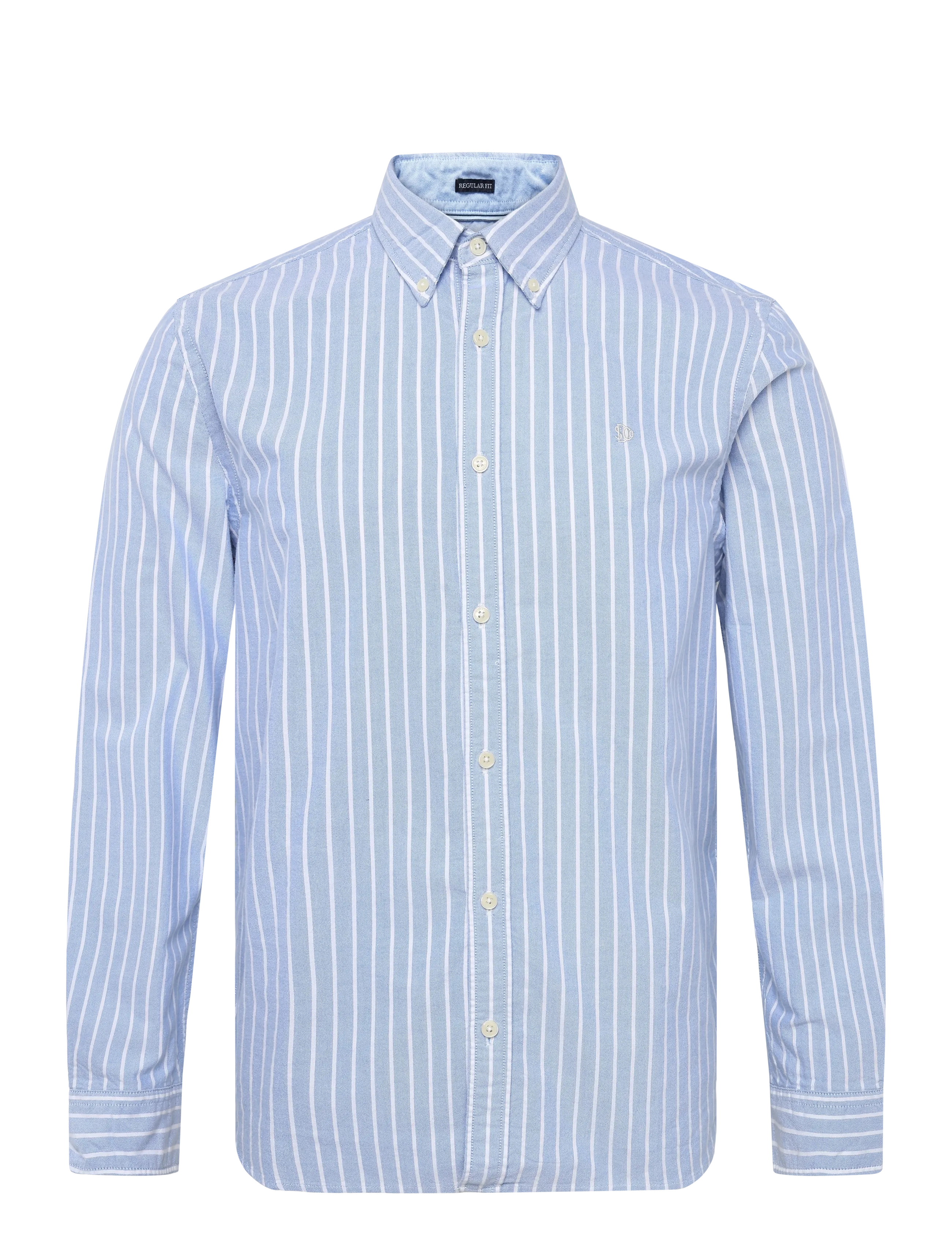 Superdry - PREPPY OXFORD L/S SHIRT - herbstersparnisse - broker blue stripe - 1