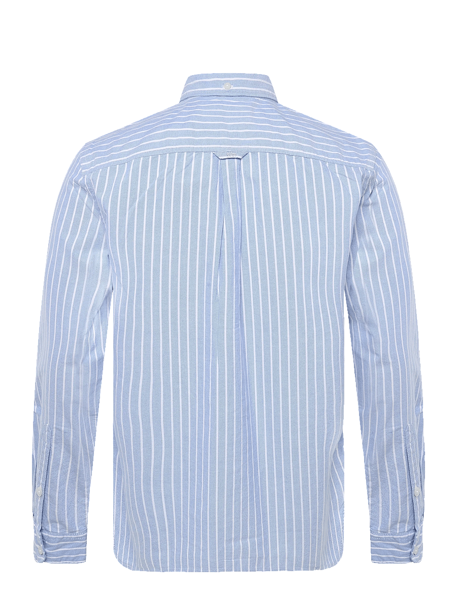 Superdry - PREPPY OXFORD L/S SHIRT - oxford-hemden - broker blue stripe - 2