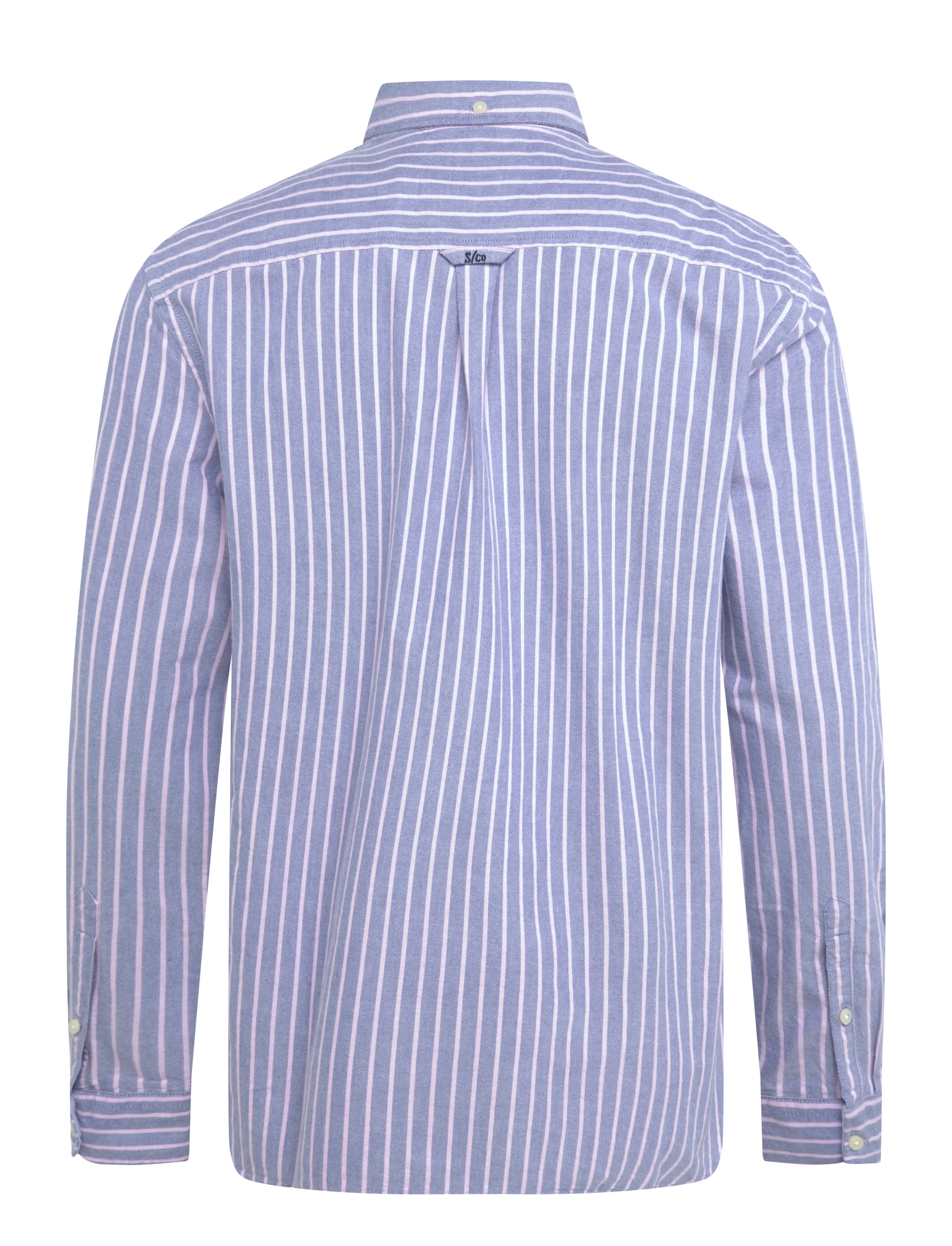 Superdry - PREPPY OXFORD L/S SHIRT - oxford-hemden - broker navy pink stripe - 2
