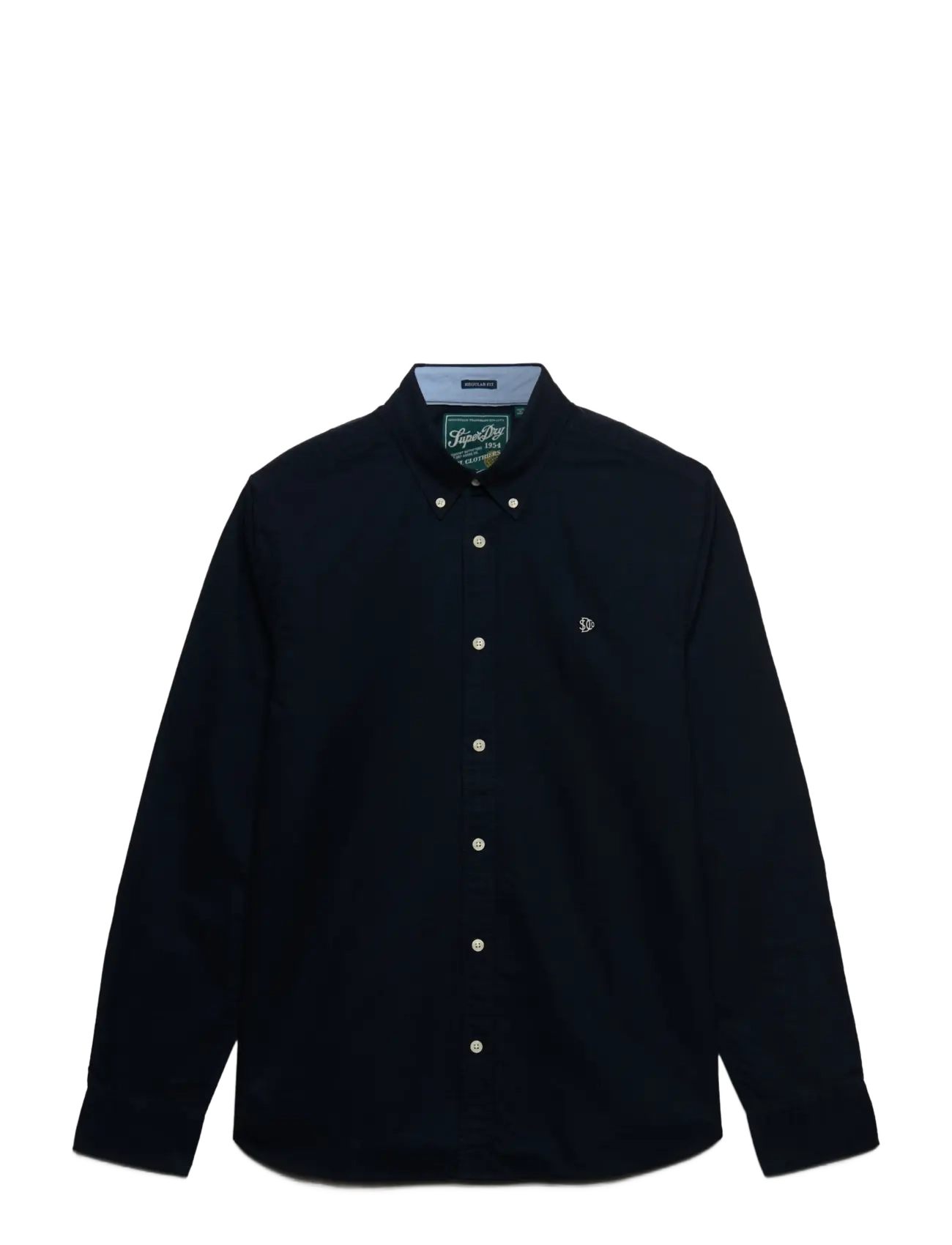 Superdry PREPPY OXFORD L/S SHIRT - Skjortor - ECLIPSE NAVY / navy