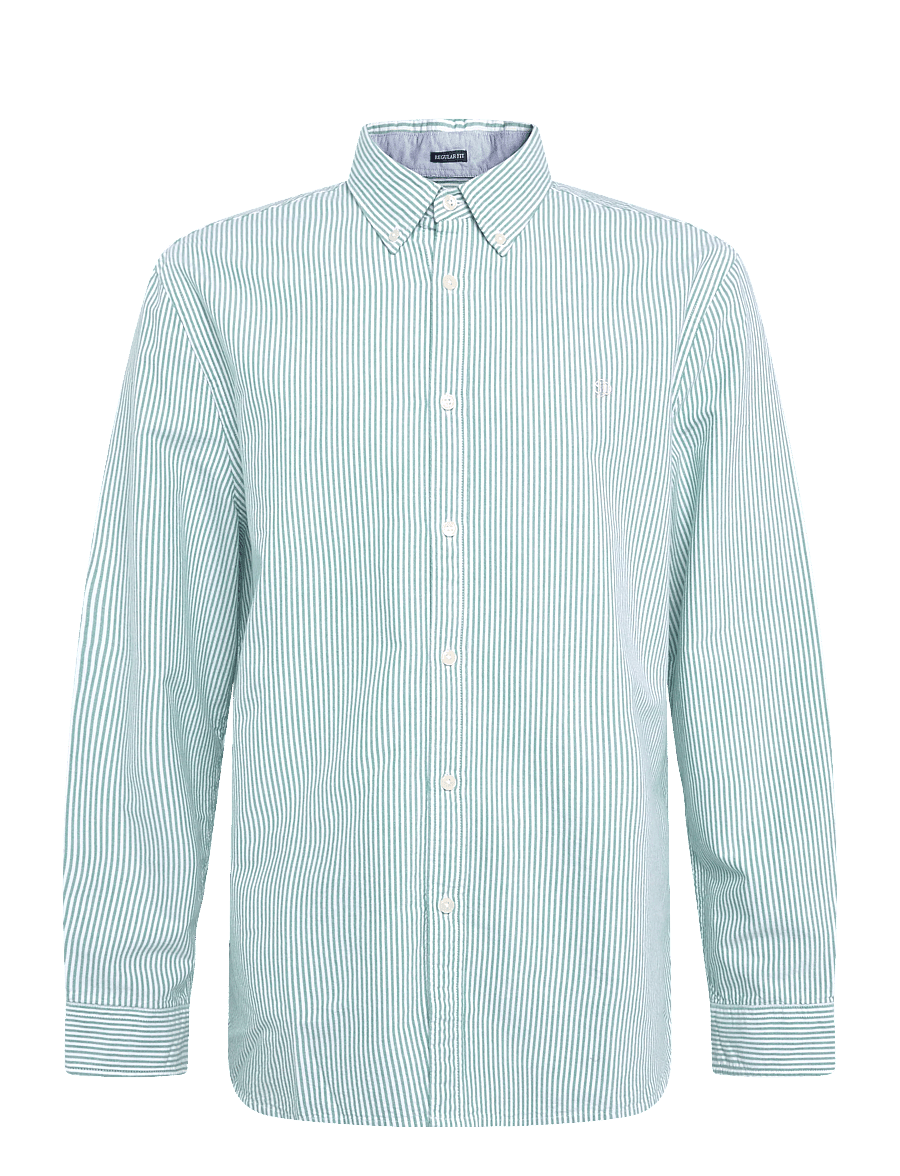 Superdry - PREPPY OXFORD L/S SHIRT - oxford-skjortor - mint mini stripe - 1
