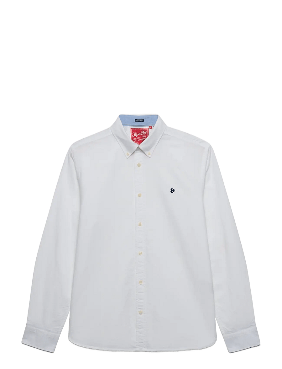 Superdry - PREPPY OXFORD L/S SHIRT - oxford shirts - optic white - 1