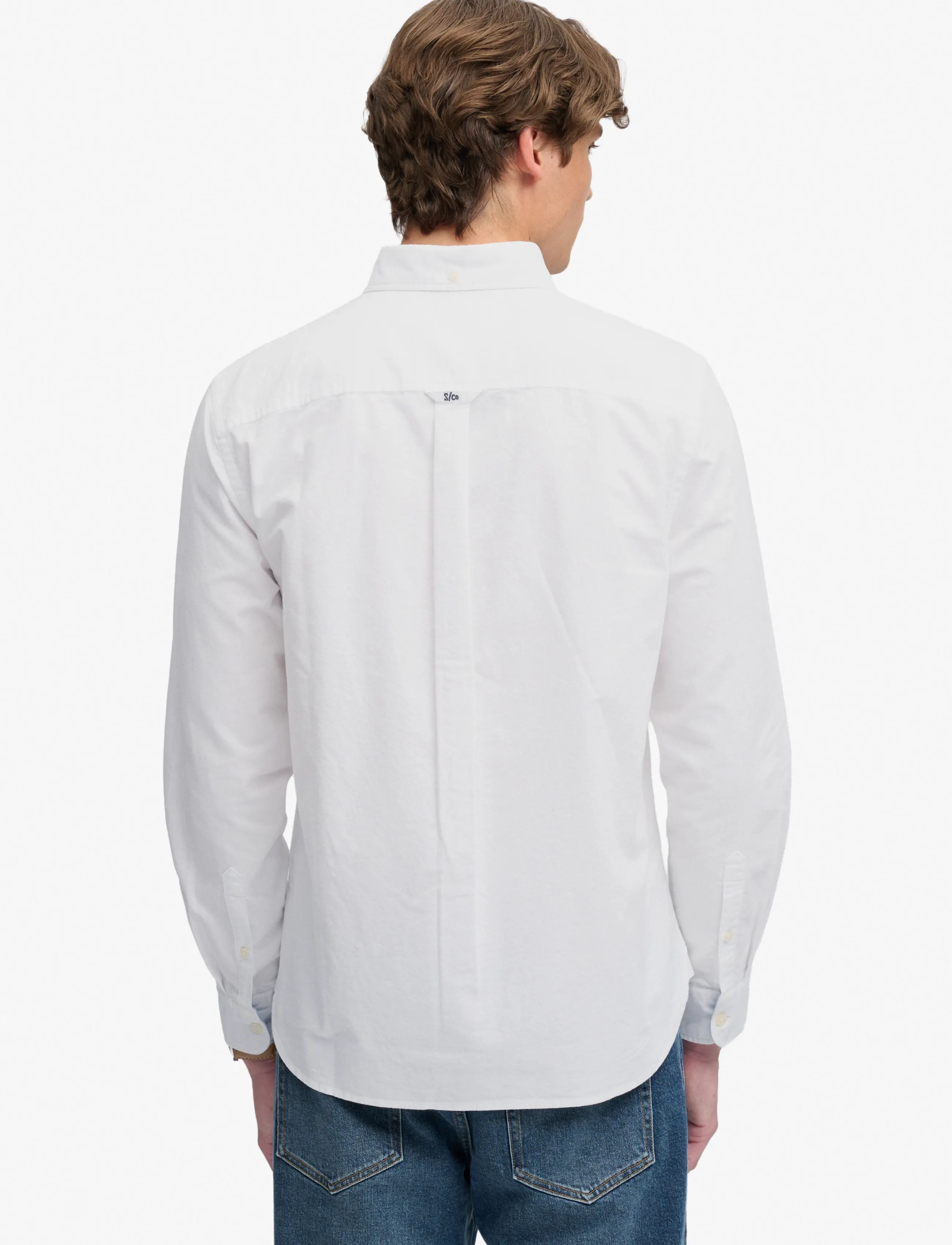 Superdry - PREPPY OXFORD L/S SHIRT - oxford shirts - optic white - 3