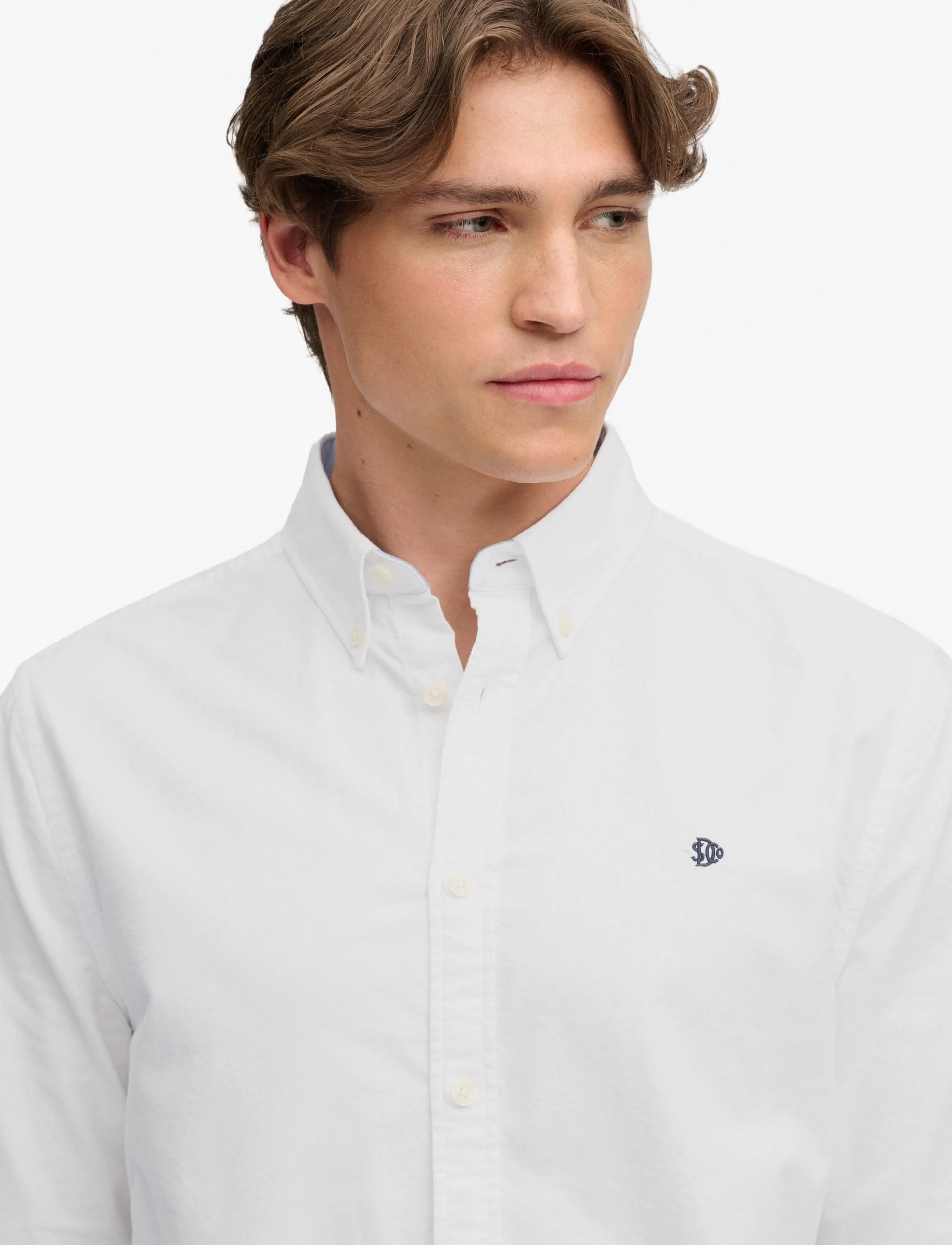 Superdry - PREPPY OXFORD L/S SHIRT - oxford shirts - optic white - 4