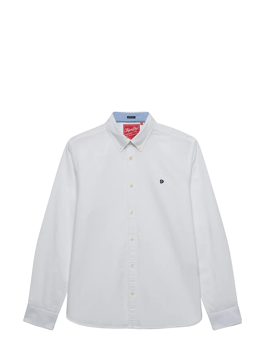 Superdry - PREPPY OXFORD L/S SHIRT - oxford shirts - optic white - 2