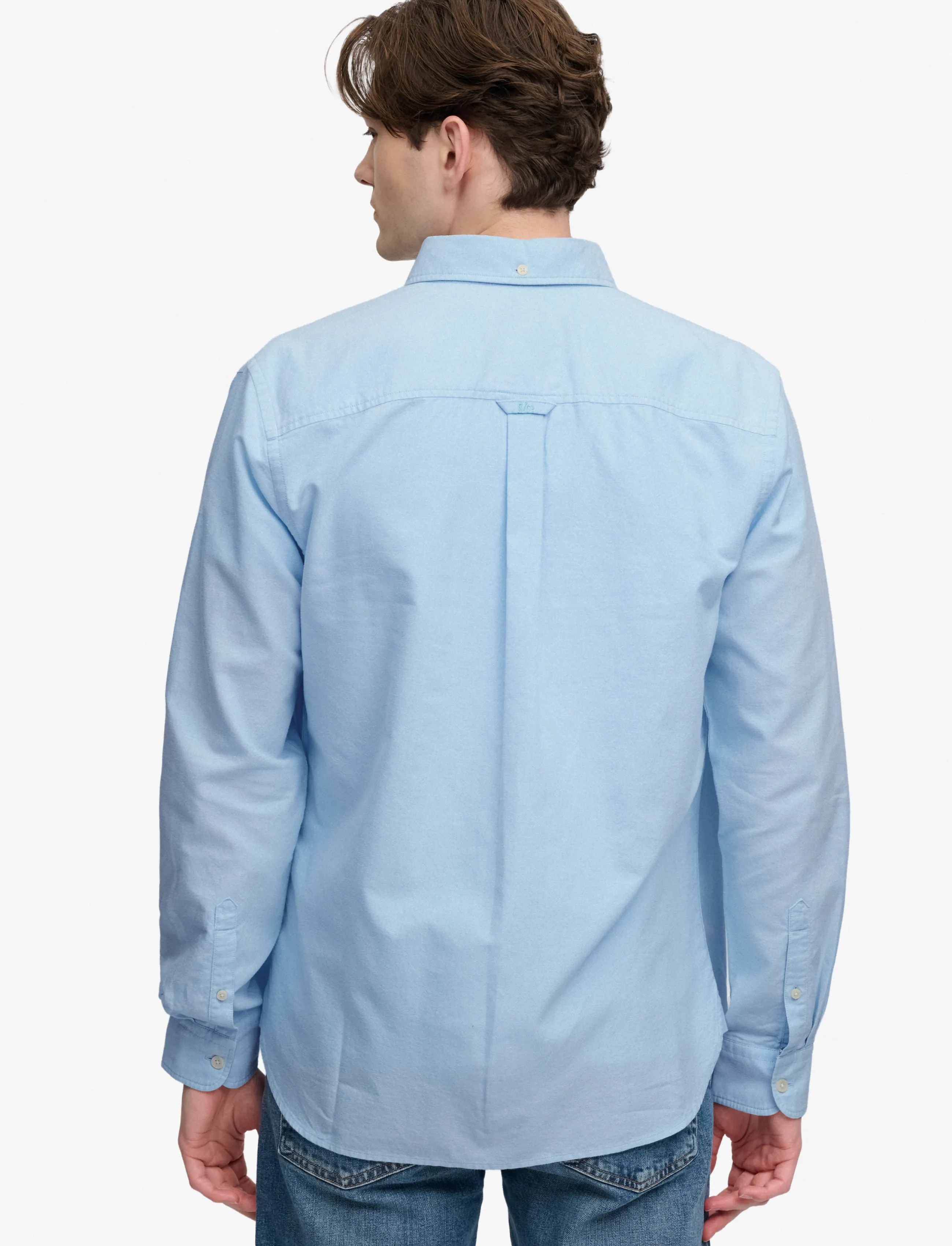 Superdry - PREPPY OXFORD L/S SHIRT - gestreifte hemden - pale blue chambray - 2