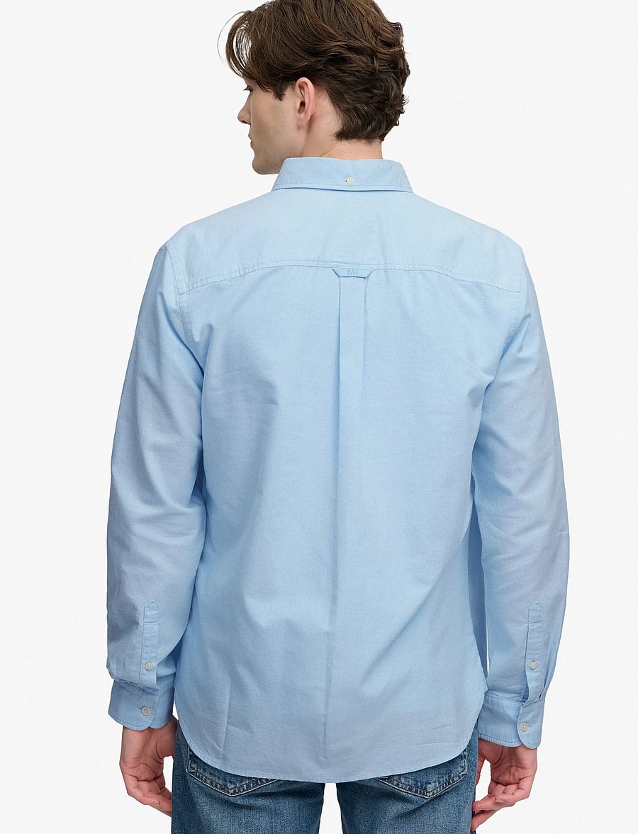 Superdry - PREPPY OXFORD L/S SHIRT - gestreifte hemden - pale blue chambray - 2