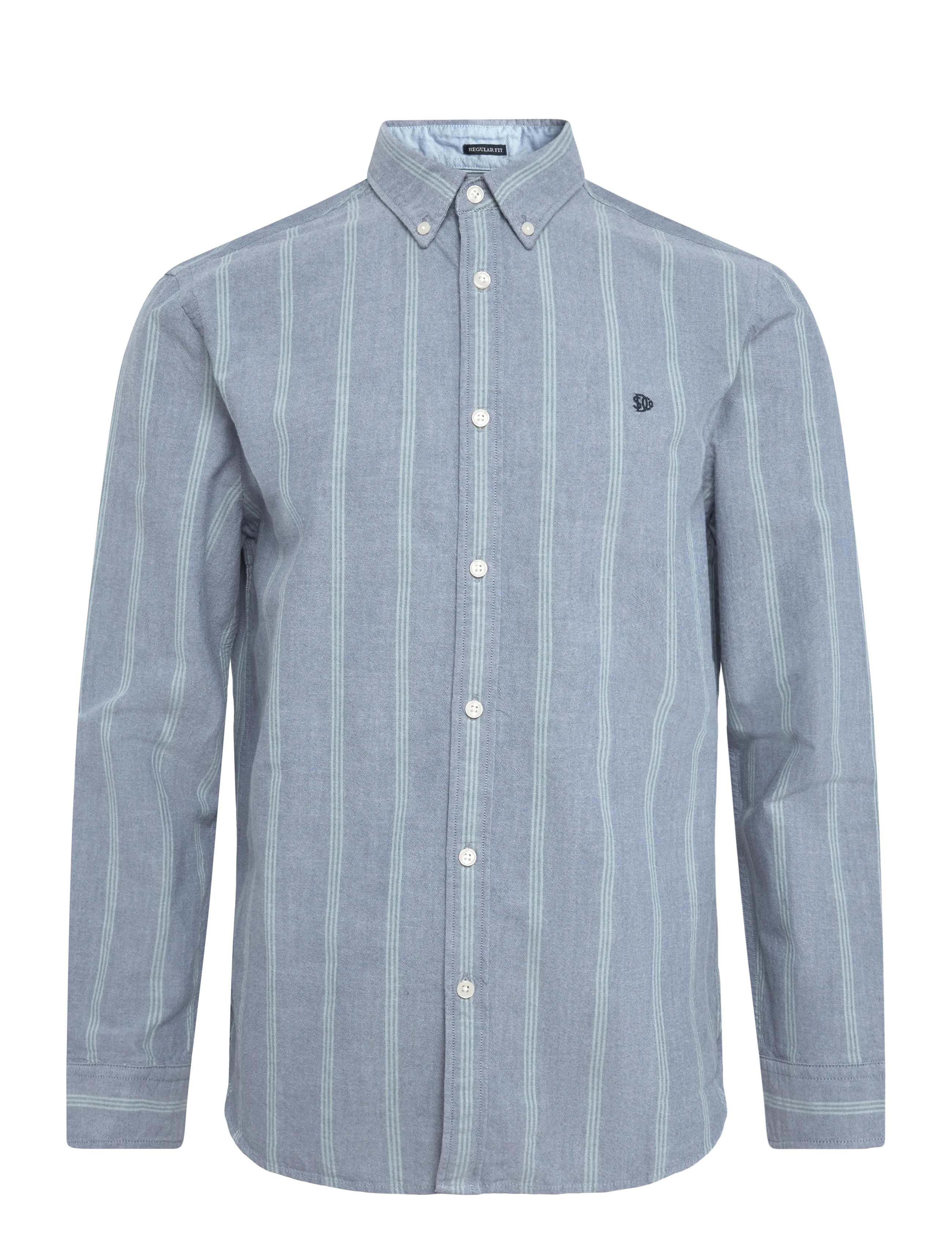 Superdry - PREPPY OXFORD L/S SHIRT - oxford-skjortor - triple stripe navy - 1