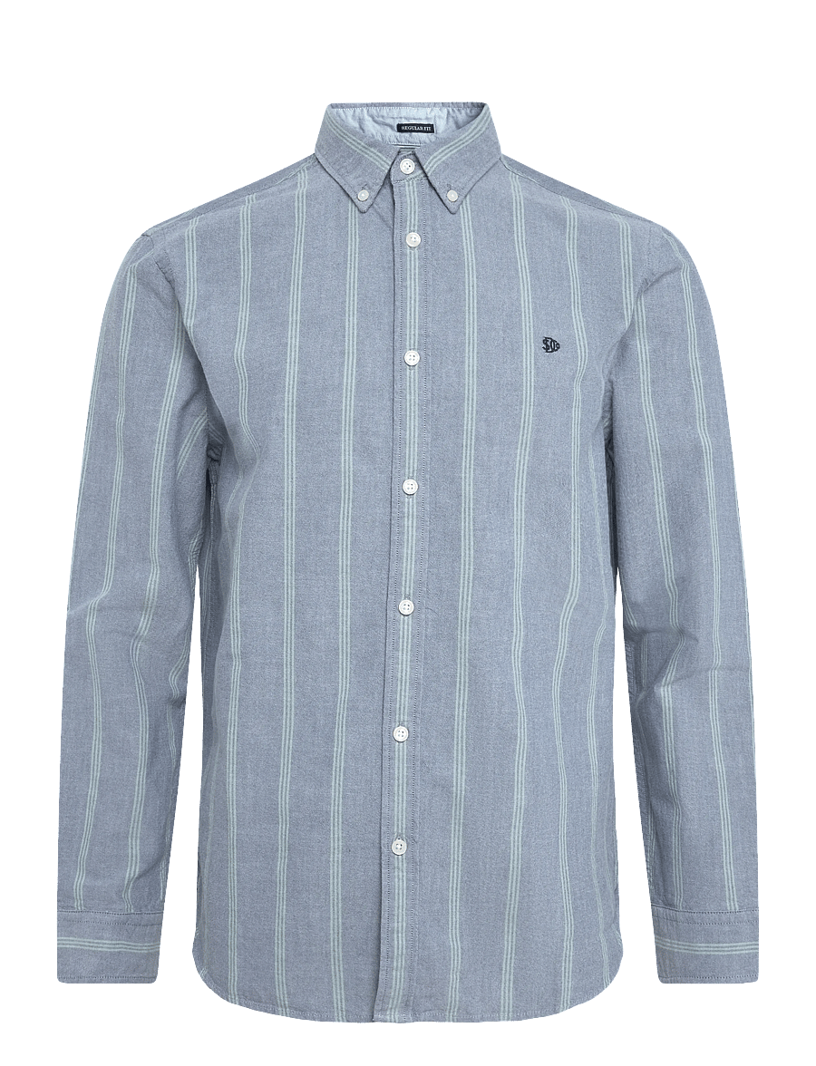 Superdry - PREPPY OXFORD L/S SHIRT - oxford-skjortor - triple stripe navy - 1