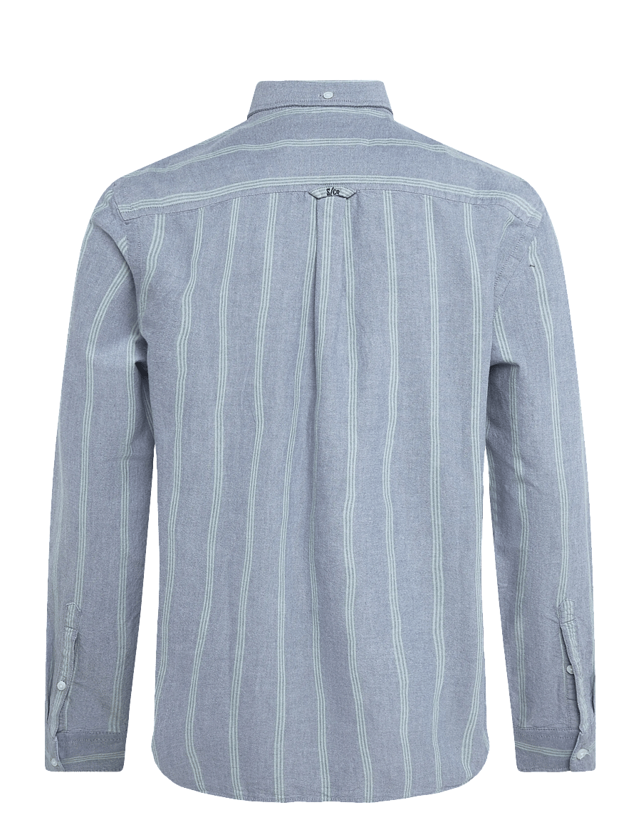 Superdry - PREPPY OXFORD L/S SHIRT - oxford-skjortor - triple stripe navy - 2