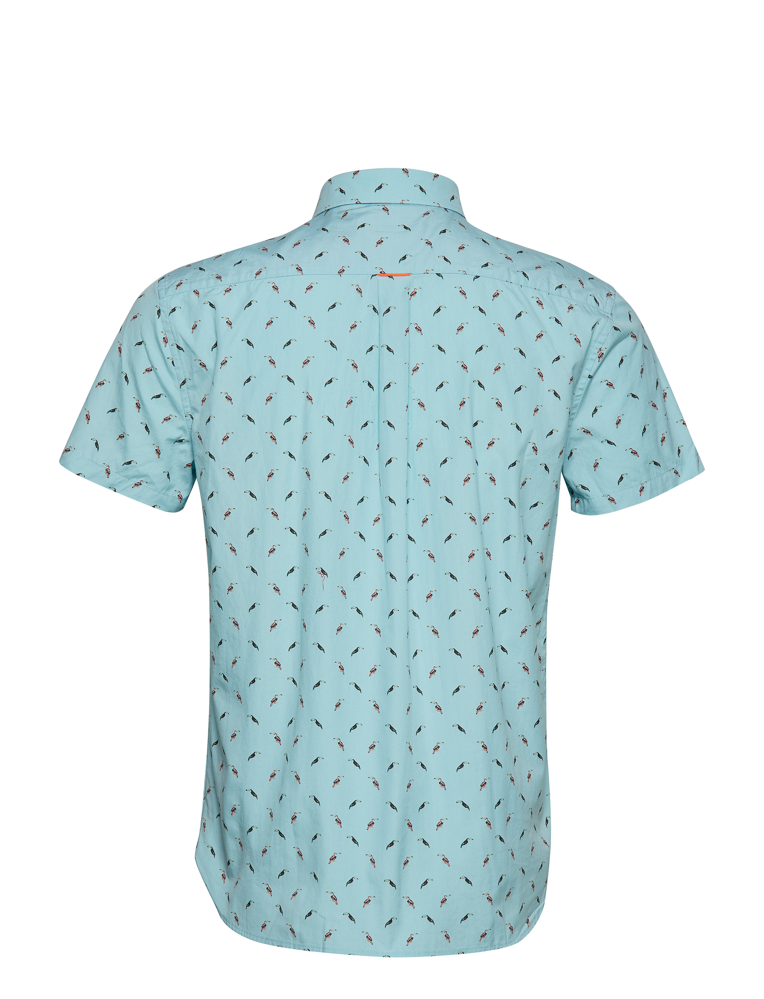 Superdry - PREMIUM SHOREDITCH S/S SHIRT - turquoise toucans - 1