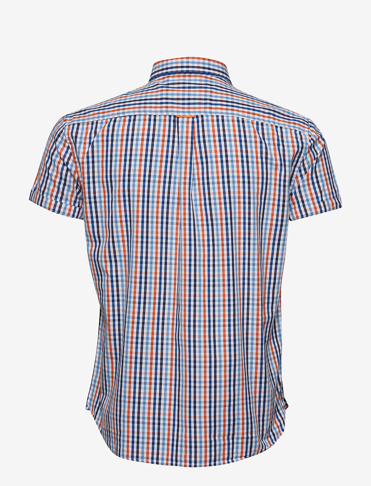 Superdry - PREMIUM UNIVERSTY OXFORD S/S SHIRT - humphrey orange gingham - 1