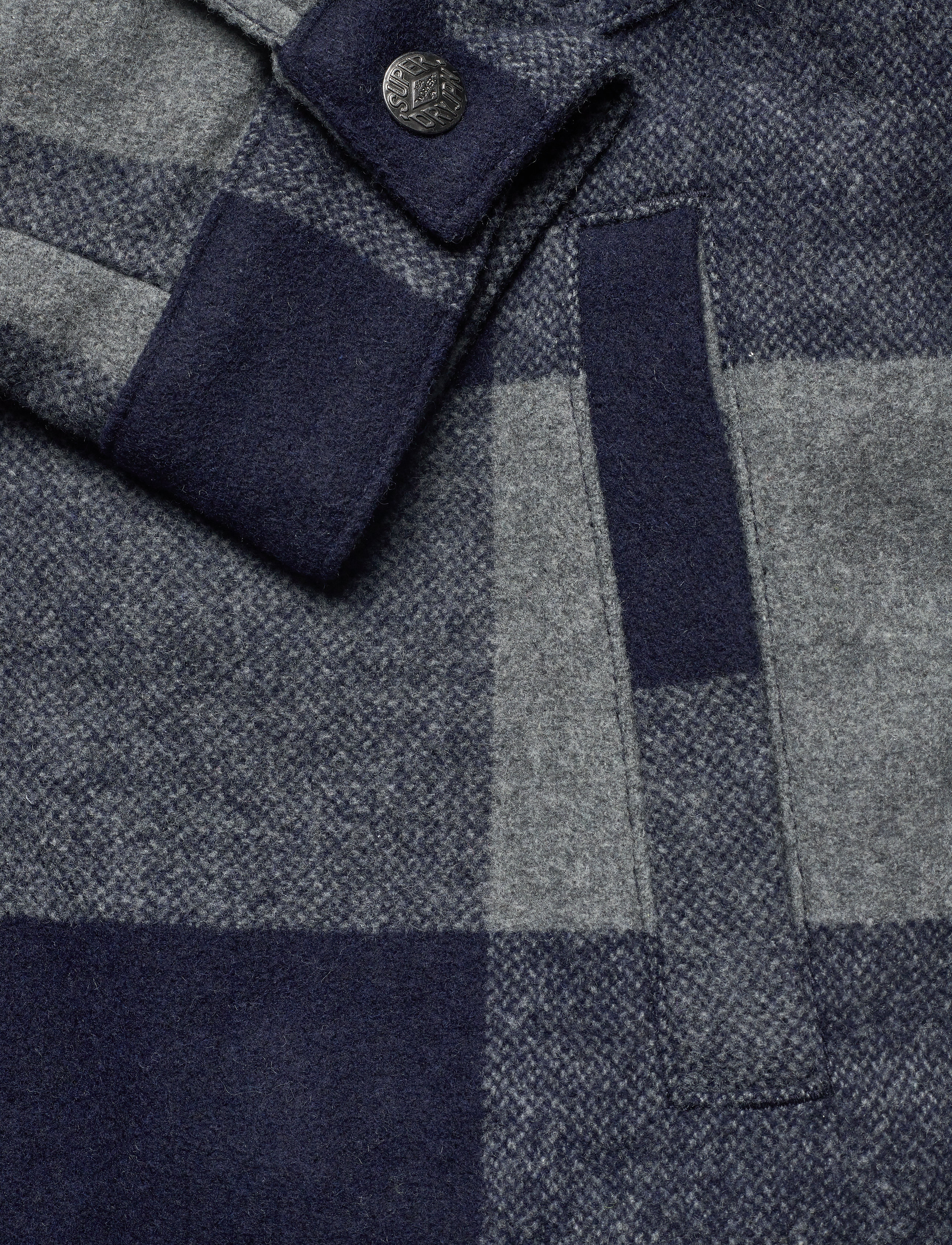 Superdry - HACIENDA CHECK JACKET - navy check - 3