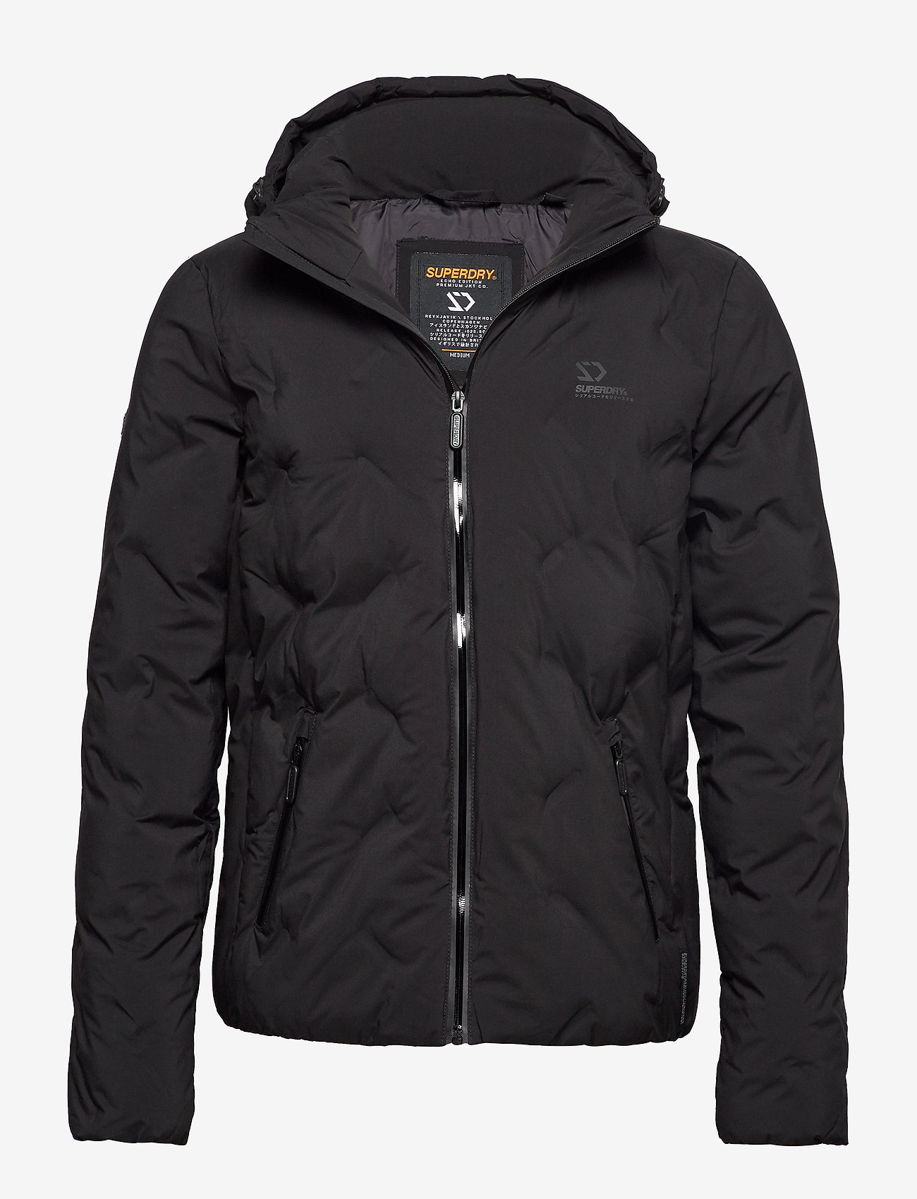 Superdry - NEW ECHO QUILT PUFFER - jet black - 0