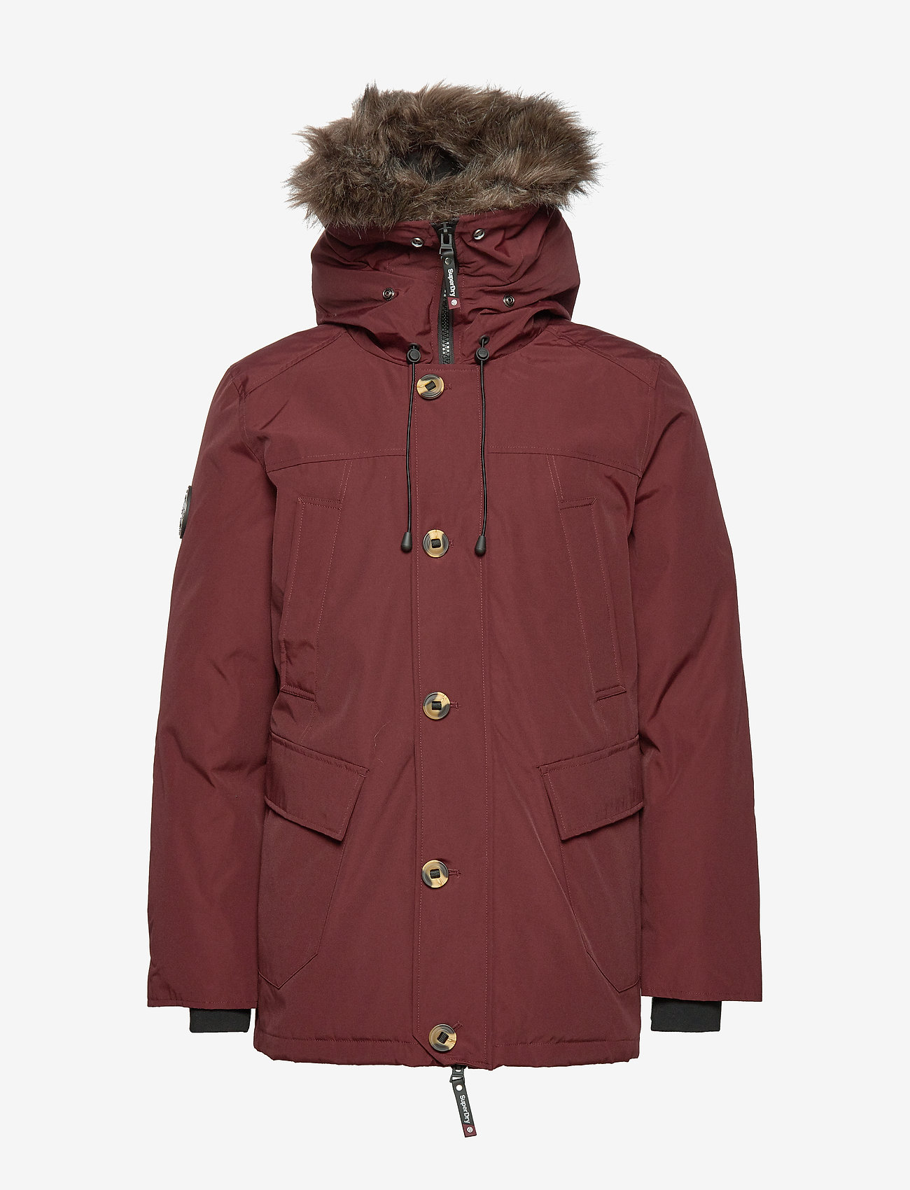 Superdry - ROOKIE DOWN PARKA - winter jackets - albarn clay burgundy - 1