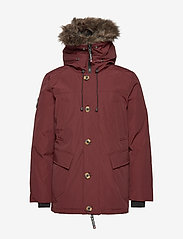 Superdry - ROOKIE DOWN PARKA - winter jackets - albarn clay burgundy - 1