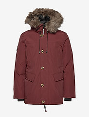 Superdry - ROOKIE DOWN PARKA - winter jackets - albarn clay burgundy - 2