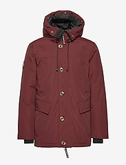 Superdry - ROOKIE DOWN PARKA - winter jackets - albarn clay burgundy - 3