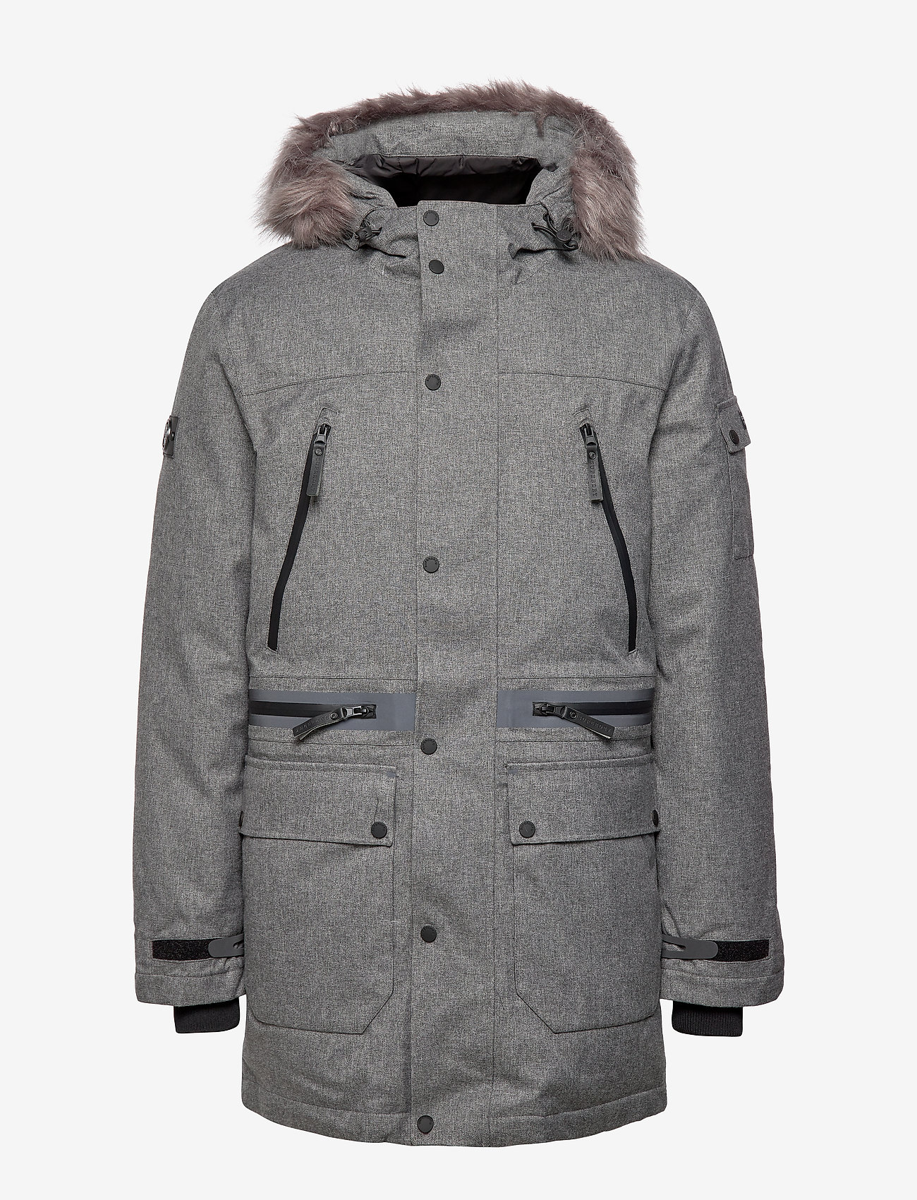 Superdry - WATERPROOF PREMIUM ULTIMATE DOWN PARKA - grey marl - 1