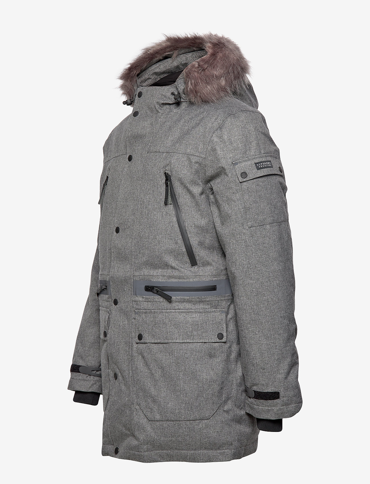 Superdry - WATERPROOF PREMIUM ULTIMATE DOWN PARKA - grey marl - 5