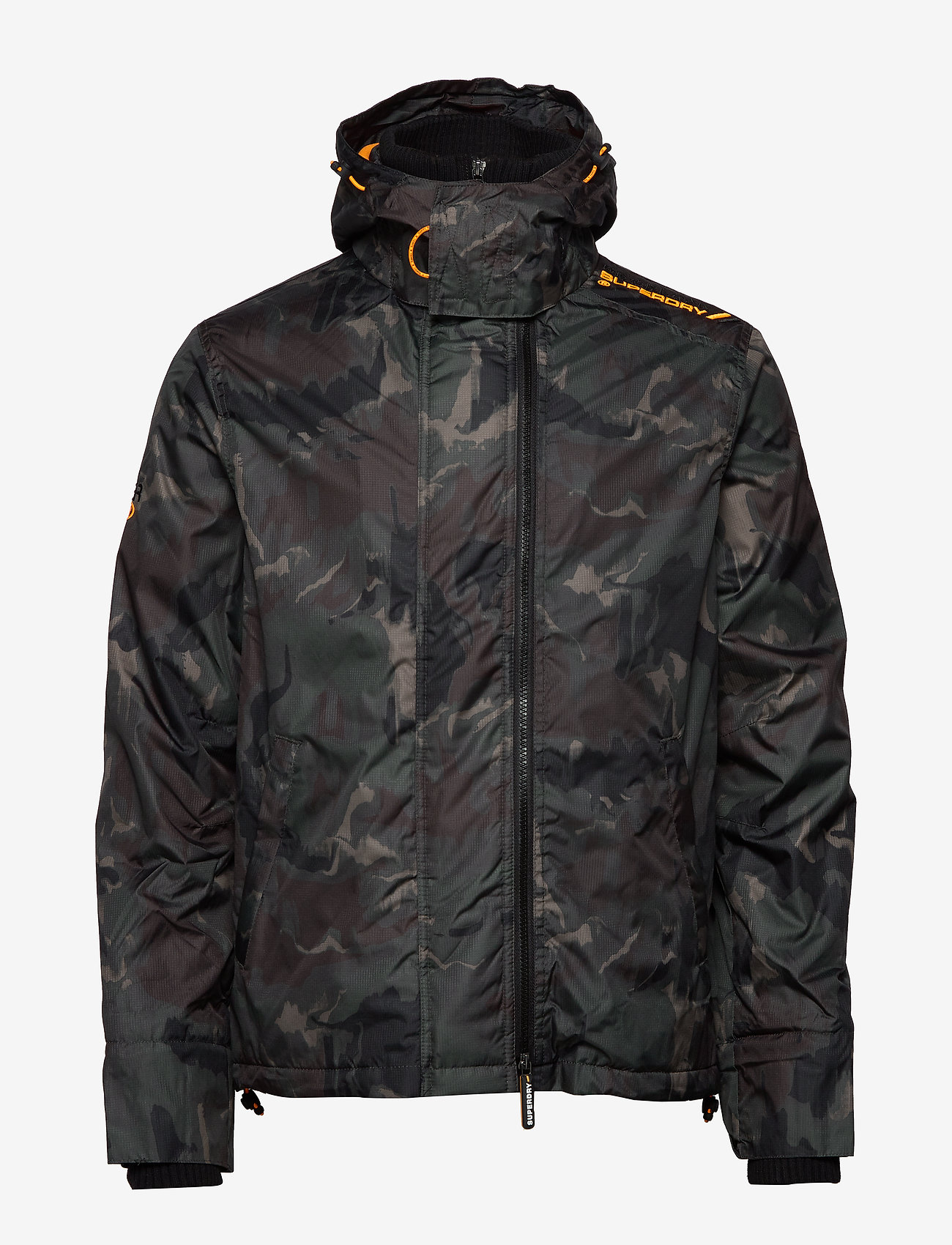 Superdry - ARCTC HOOD PRNT POPZIP WNDCHTR - camo blur/orange - 1