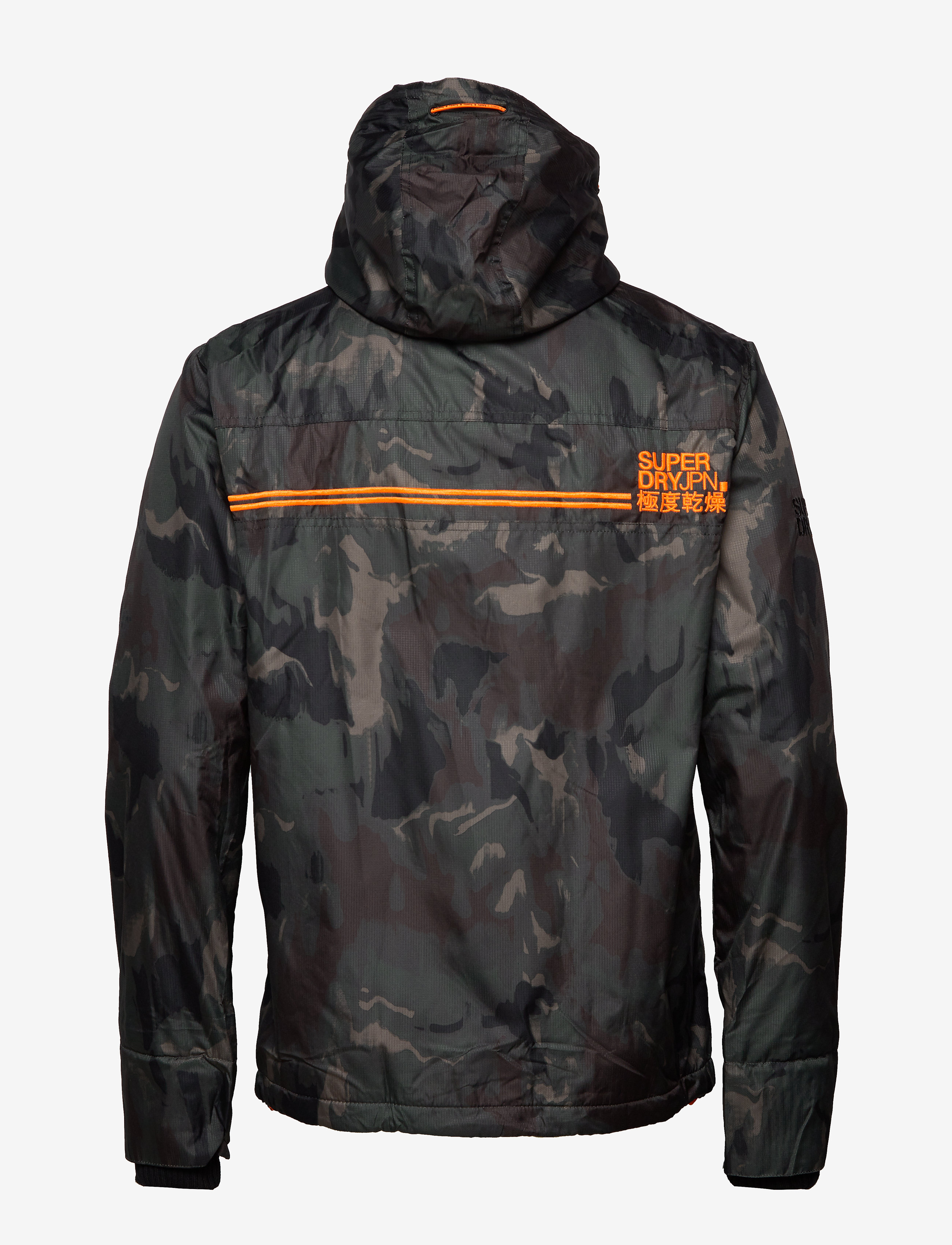 Superdry - ARCTC HOOD PRNT POPZIP WNDCHTR - camo blur/orange - 2