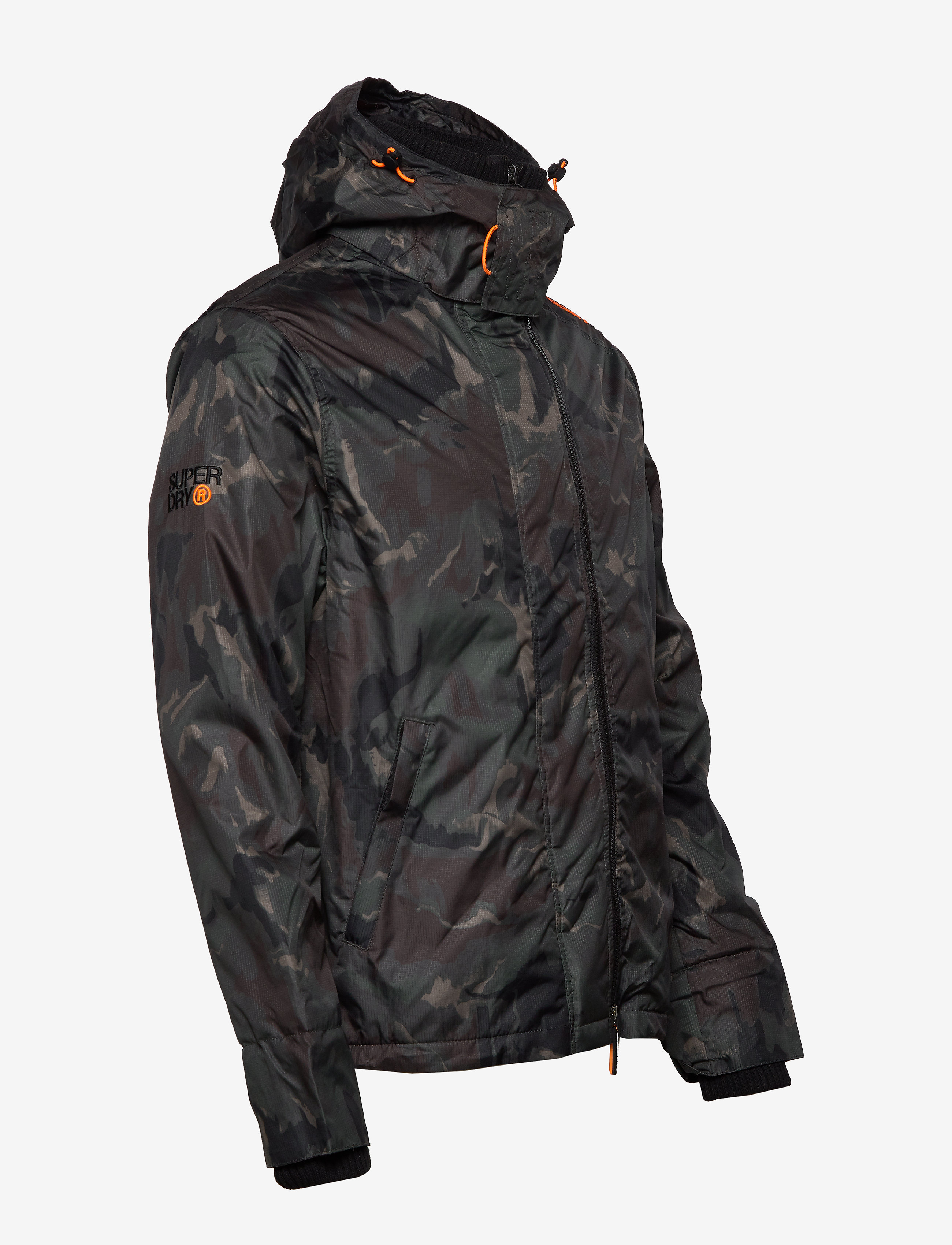 Superdry - ARCTC HOOD PRNT POPZIP WNDCHTR - camo blur/orange - 3