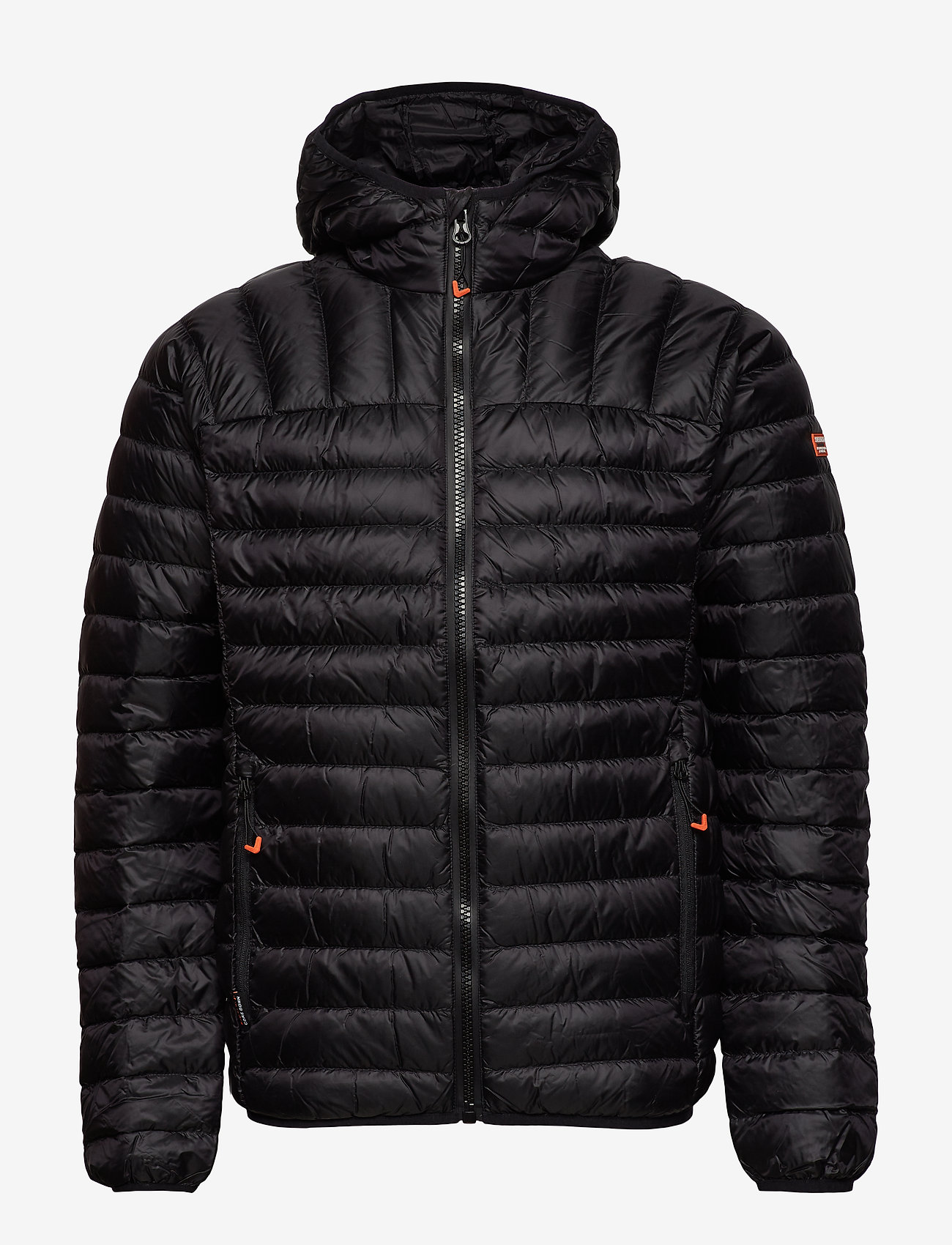 Superdry - CORE DOWN HOODED JACKET - black - 1