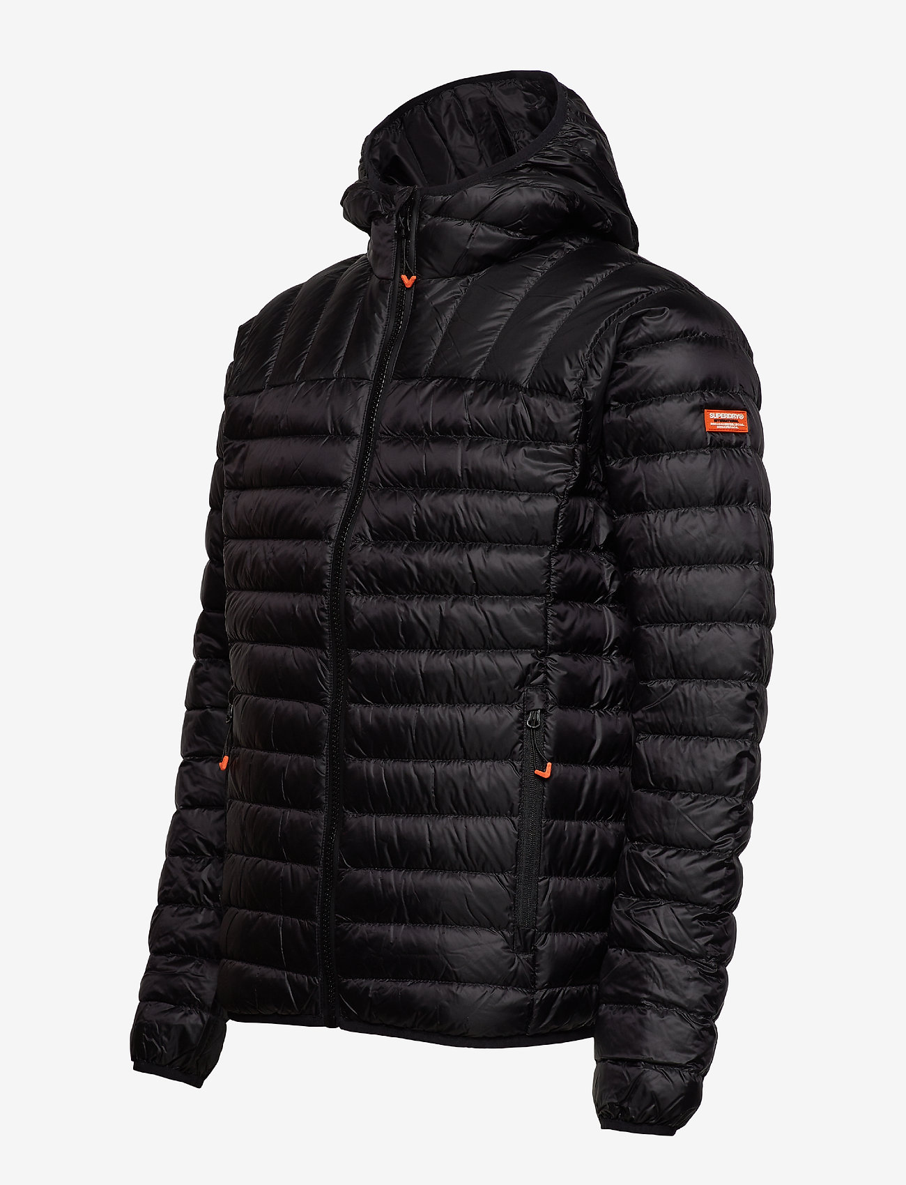 Superdry - CORE DOWN HOODED JACKET - black - 3