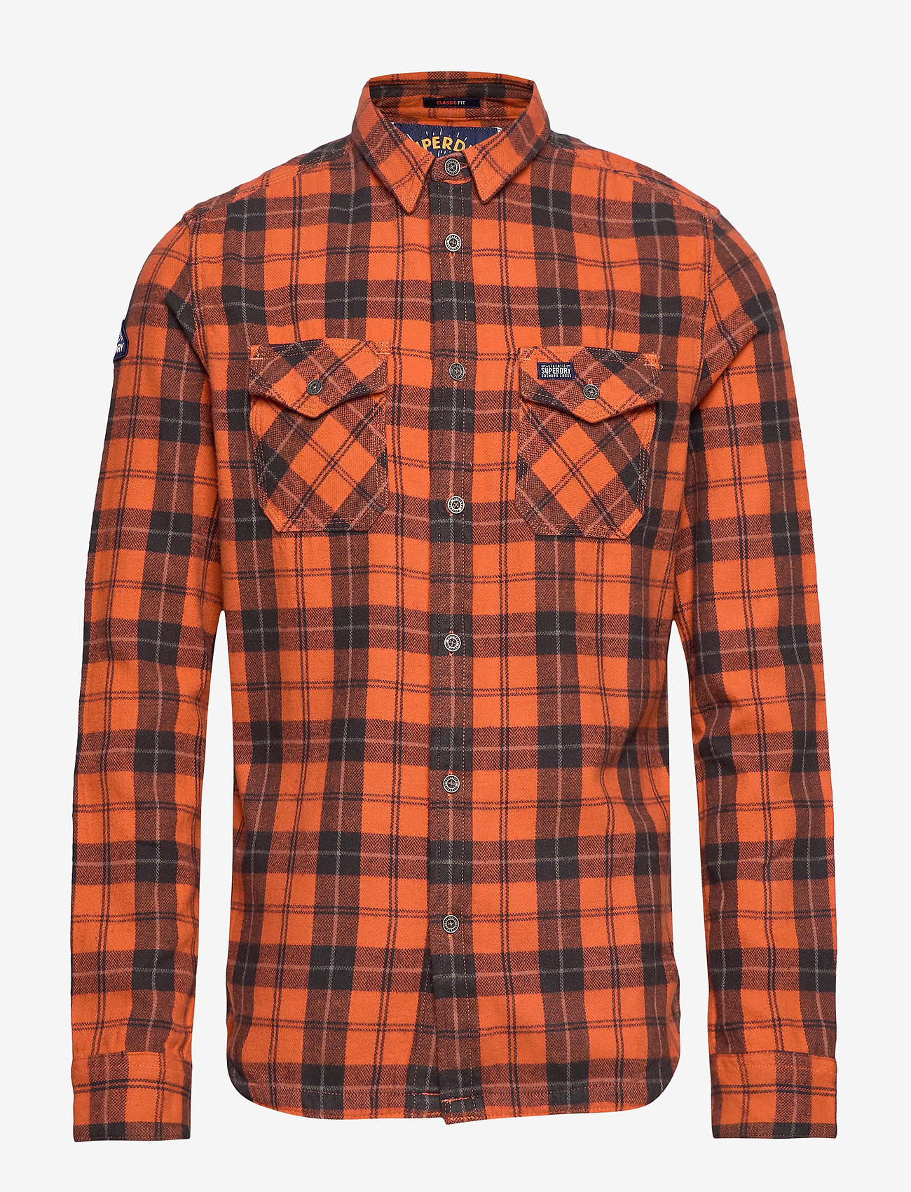 Superdry - ROOKIE RIDGE SHIRT - broken twill orange - 0