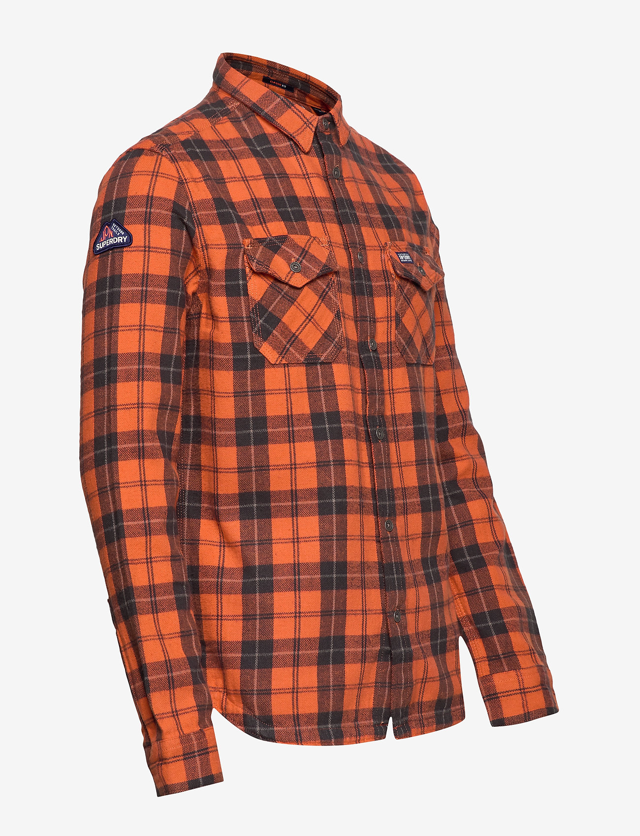 Superdry - ROOKIE RIDGE SHIRT - broken twill orange - 3