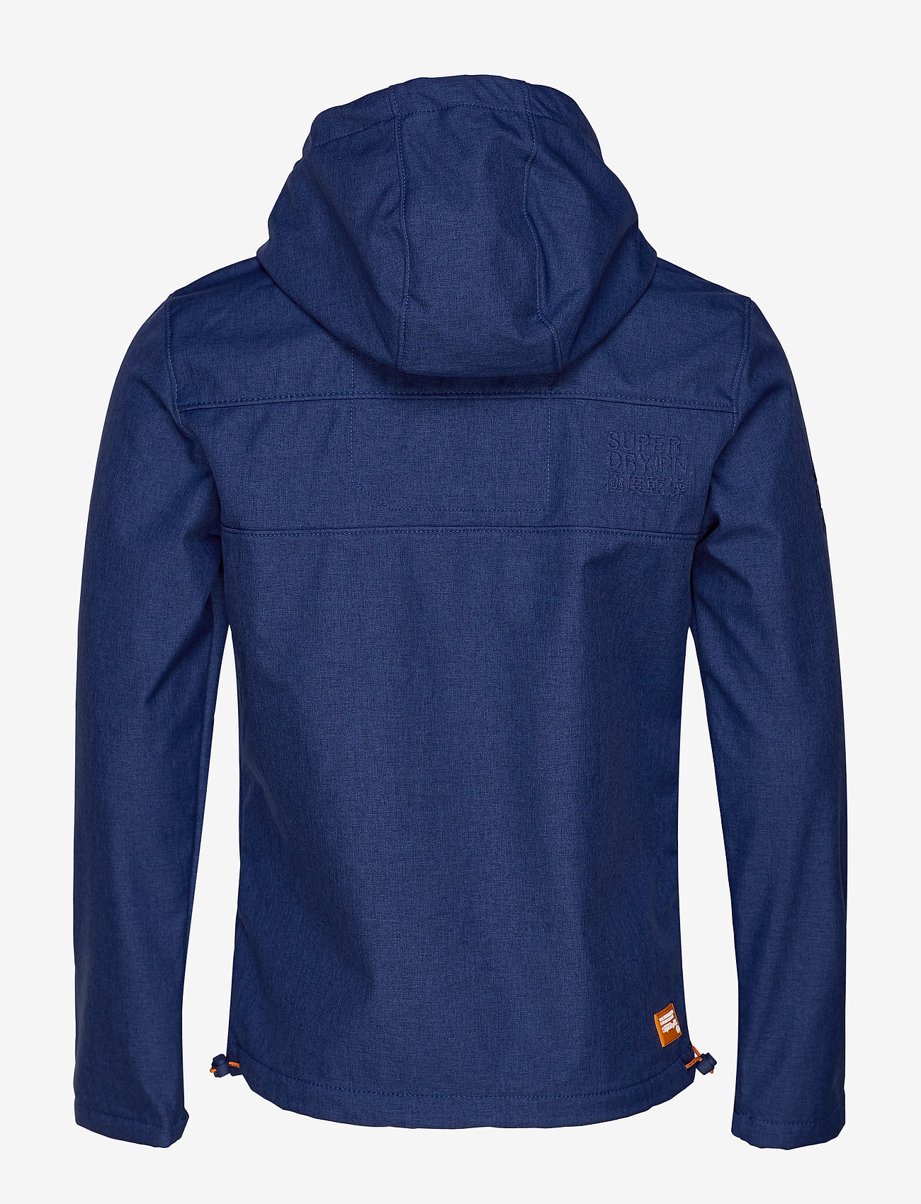 Superdry - HOODED WINDTREKKER - royal marl/orange - 2