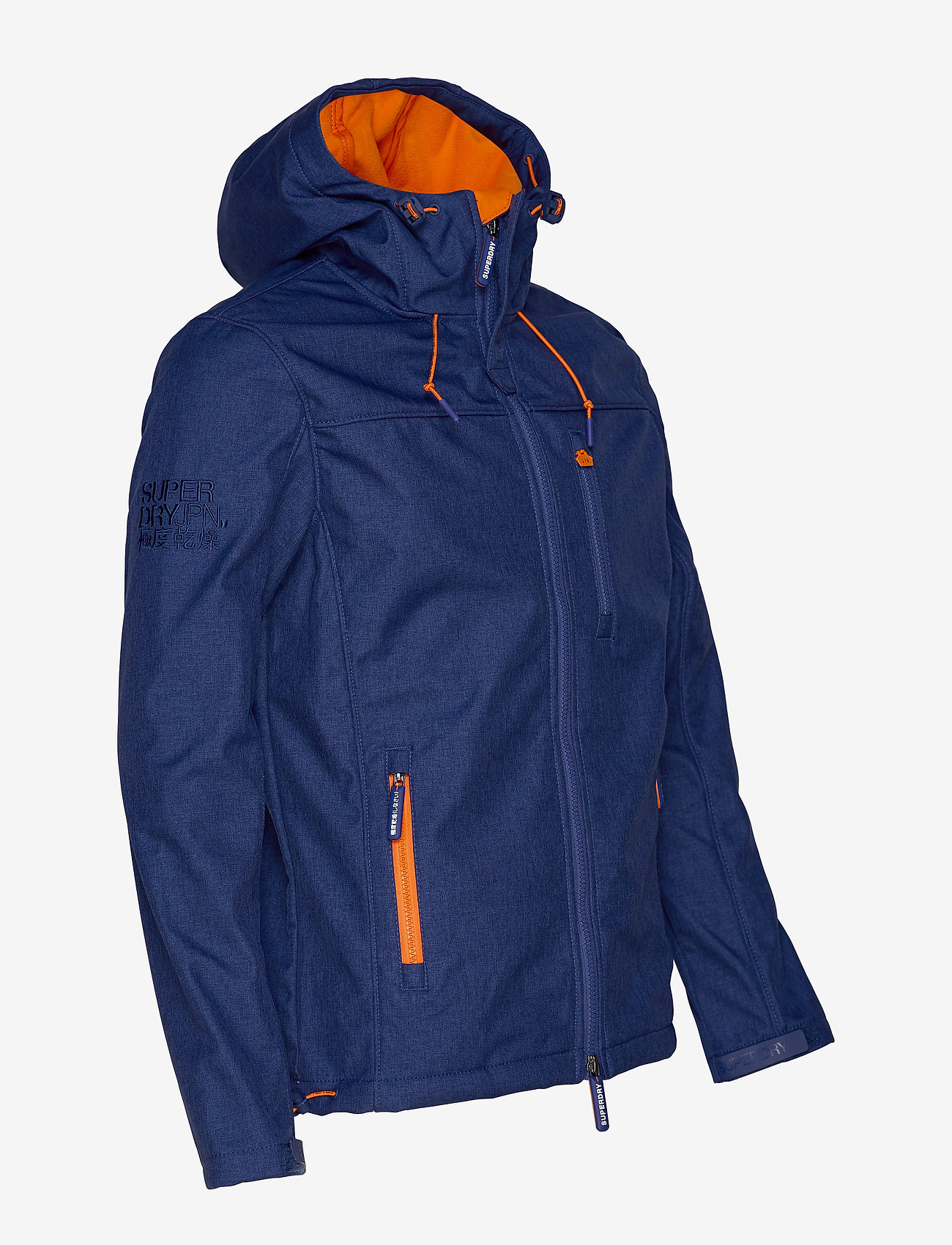 Superdry - HOODED WINDTREKKER - royal marl/orange - 3